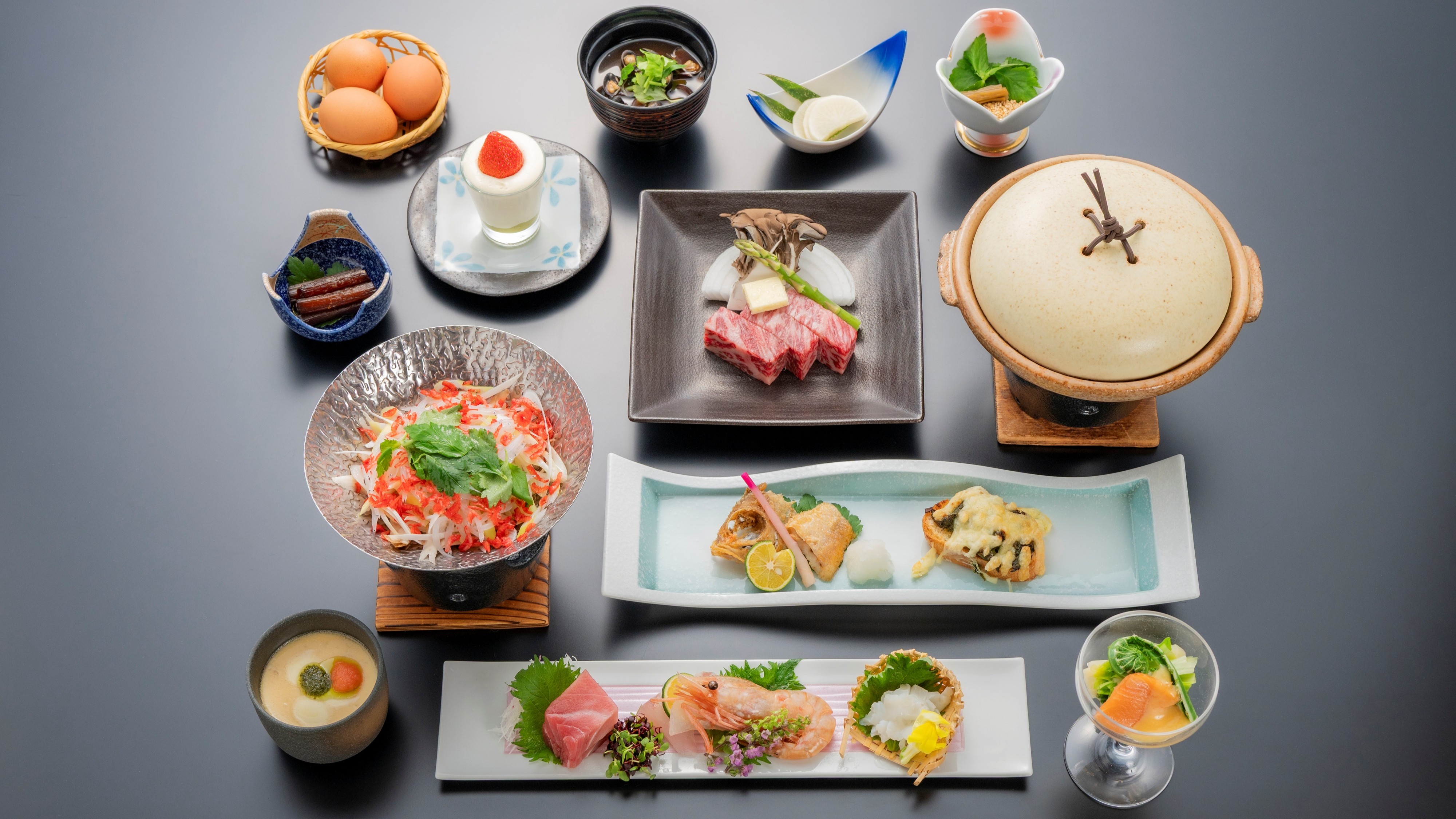 春の会席料理(一例)