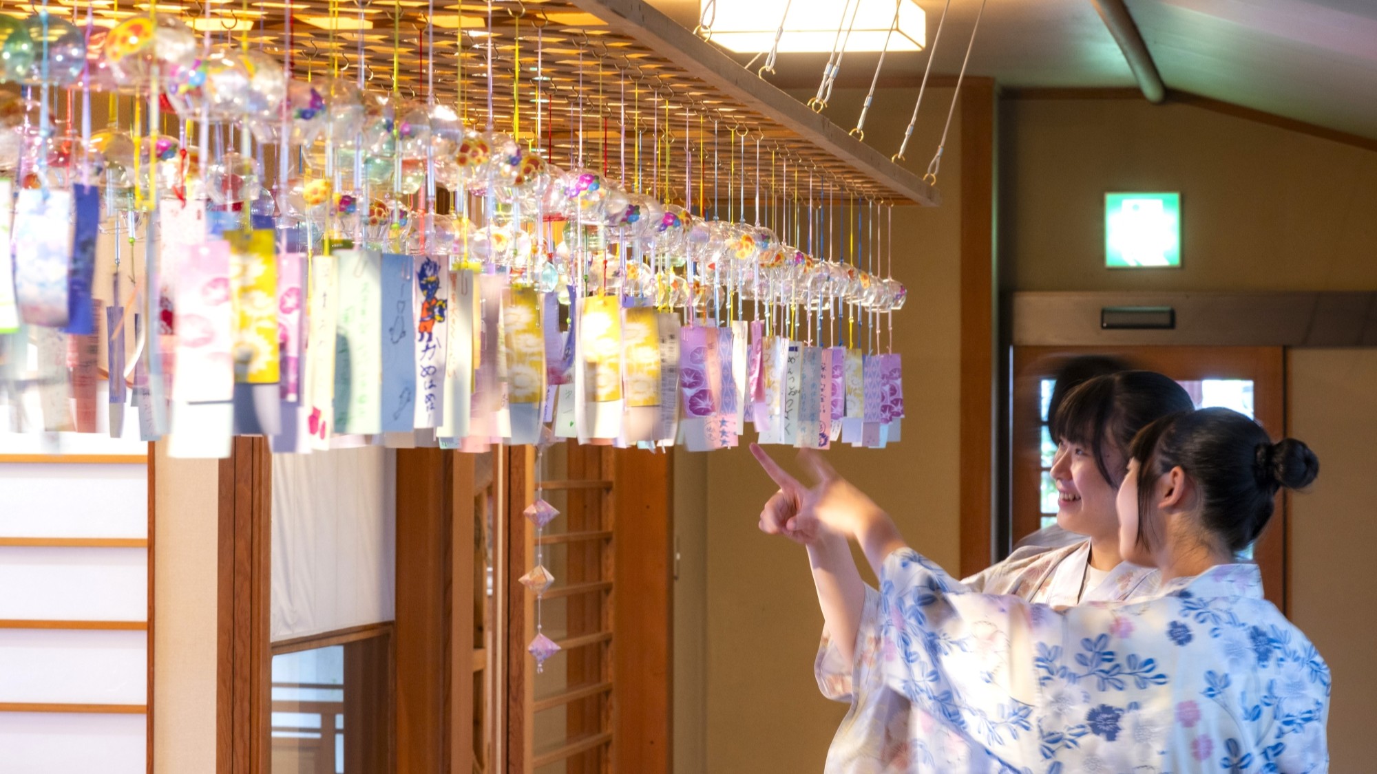 エントランスの風鈴