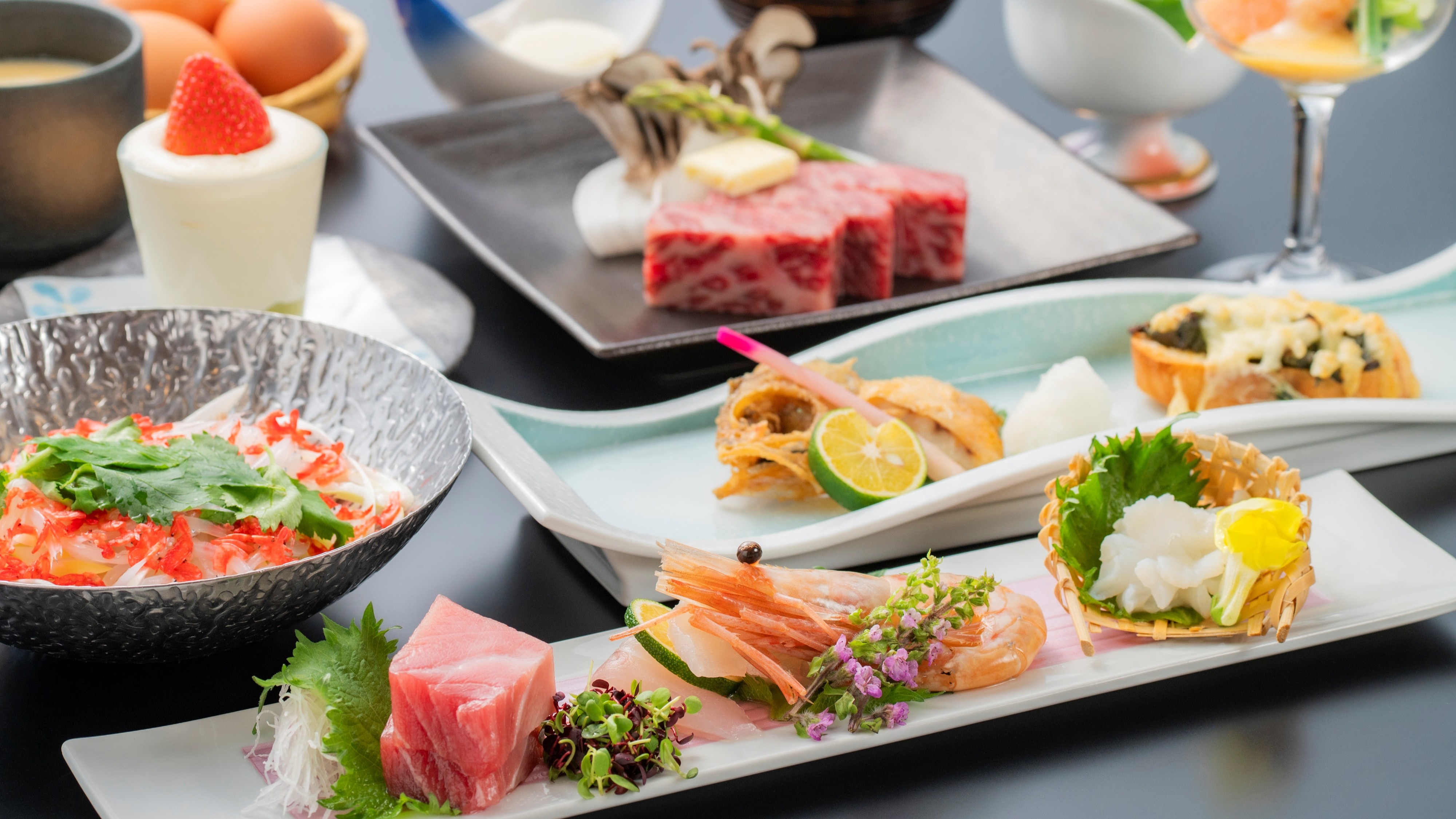 春の会席料理(一例)