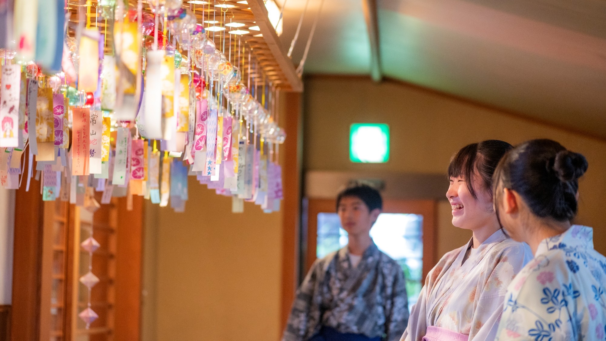 エントランスの風鈴