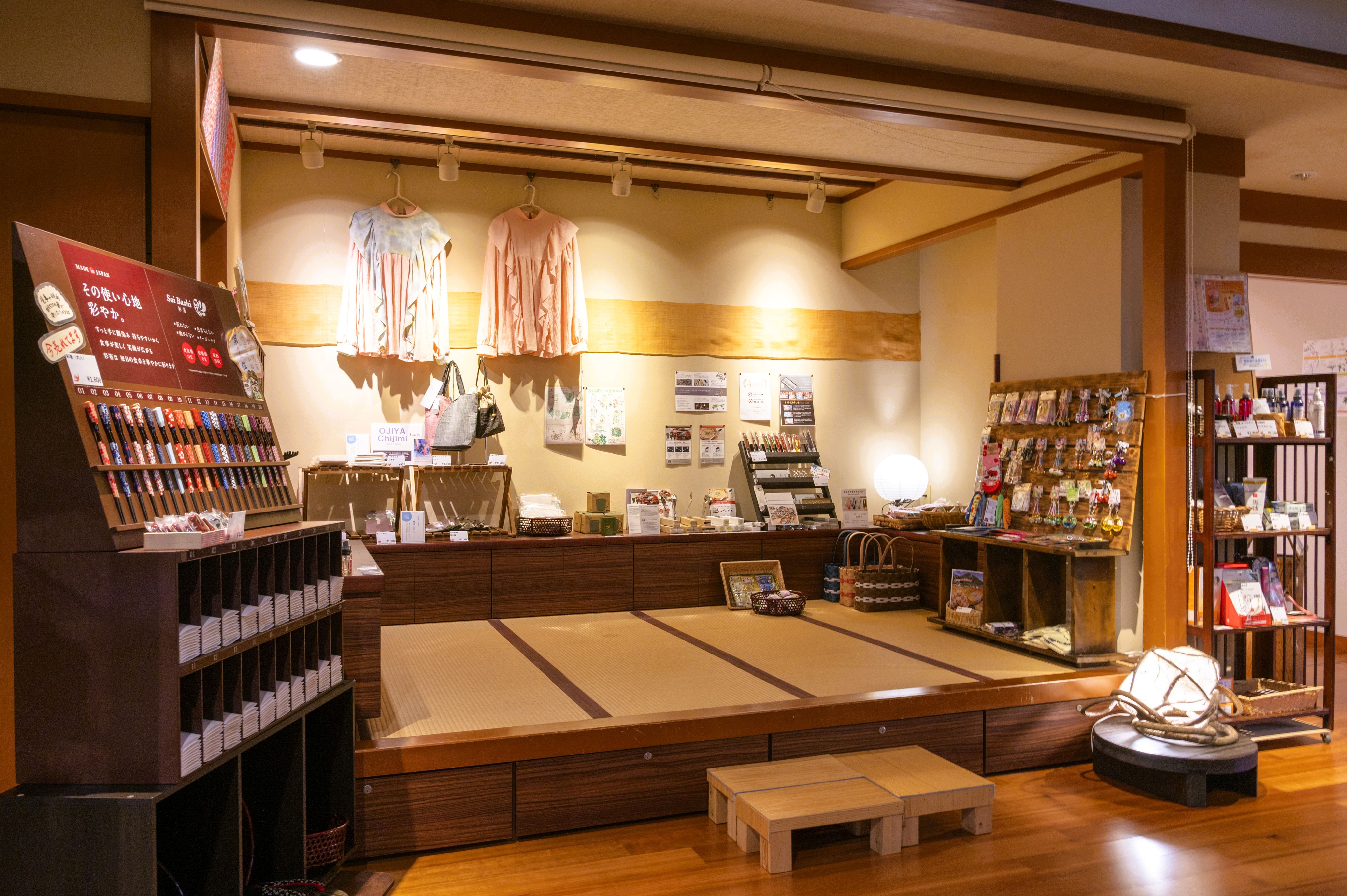 ロビーのお土産売り場