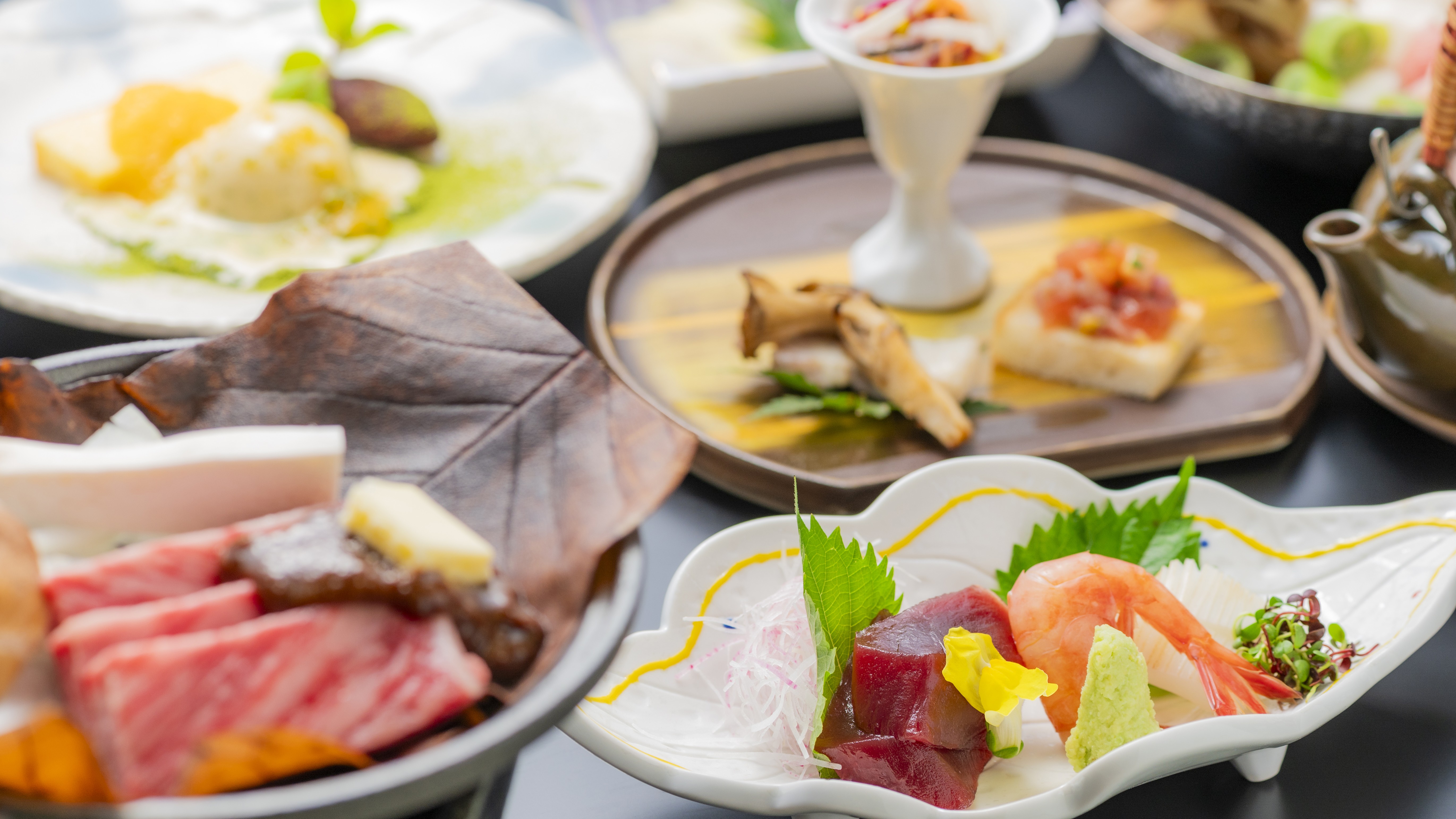 秋の花会席(一例)