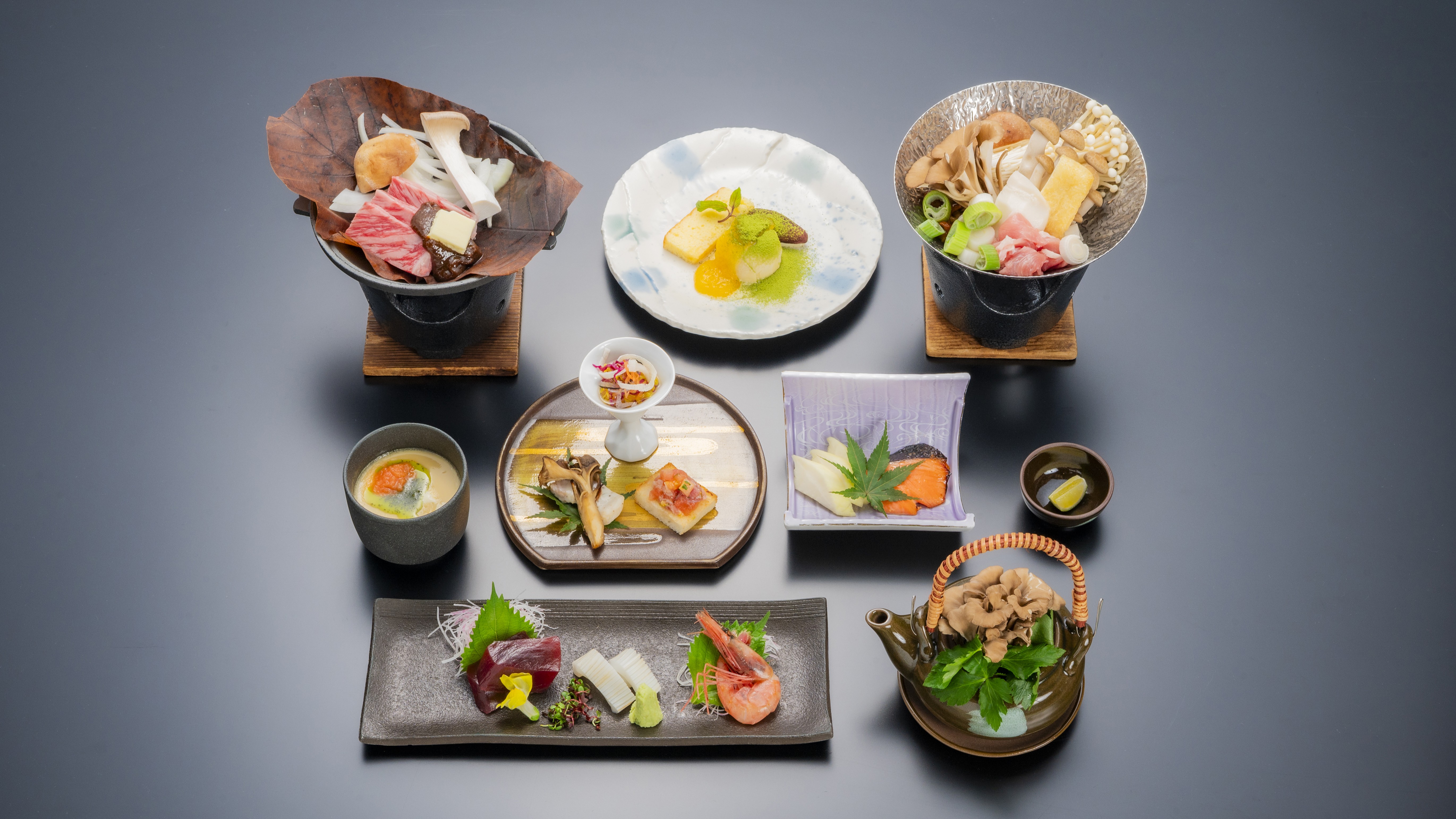 秋の花会席(一例)