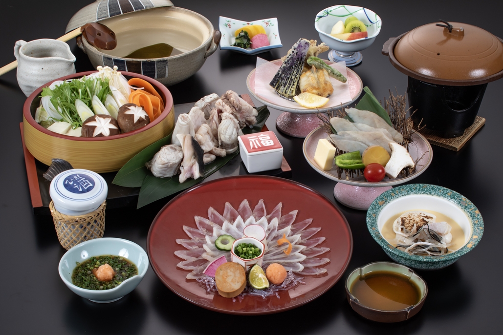 【冬のグルメコース】庄内浜天然ふぐコース