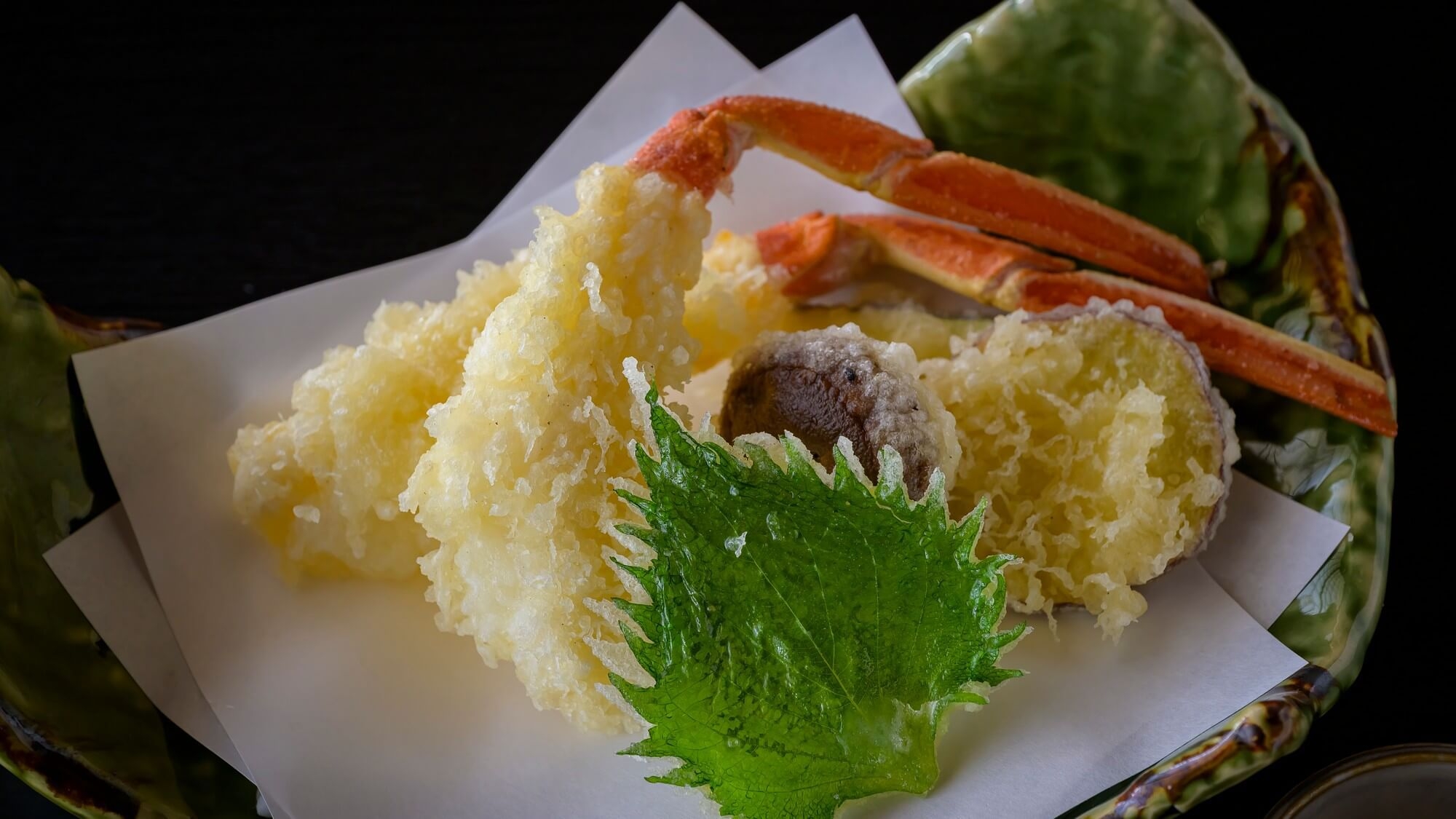 【冬の蟹尽くし会席】お一人二杯分の蟹を堪能〜蟹すき・焼き蟹・蟹天婦羅・蟹ご飯