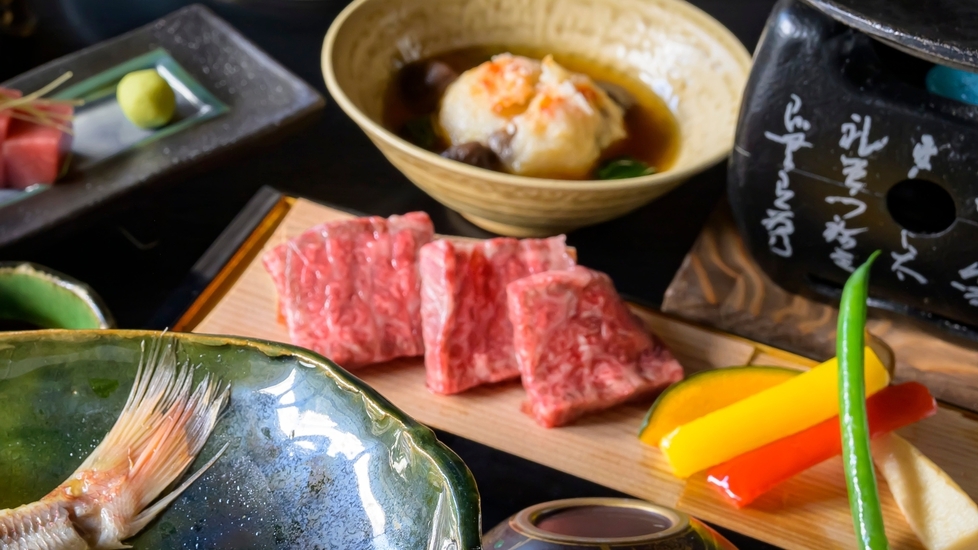 【雪音に包まれる冬のご馳走】自家製スイーツ特典〜源泉かけ流しと鳥取和牛・河豚ほか山陰の冬会席＜旬彩＞