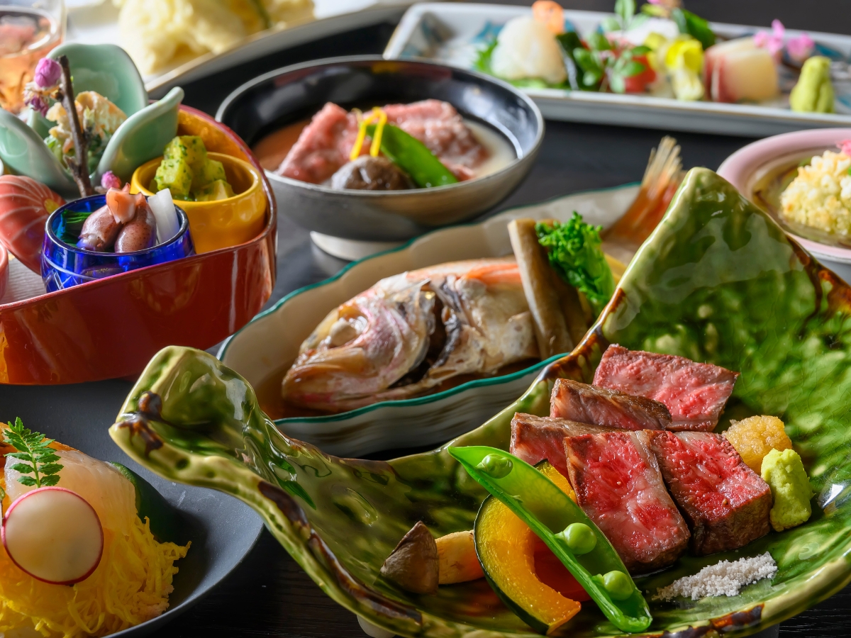 【春のプレミアム味覚会席】メインのお料理はお一人ずつお好みに合ったものをお選びいただきます。