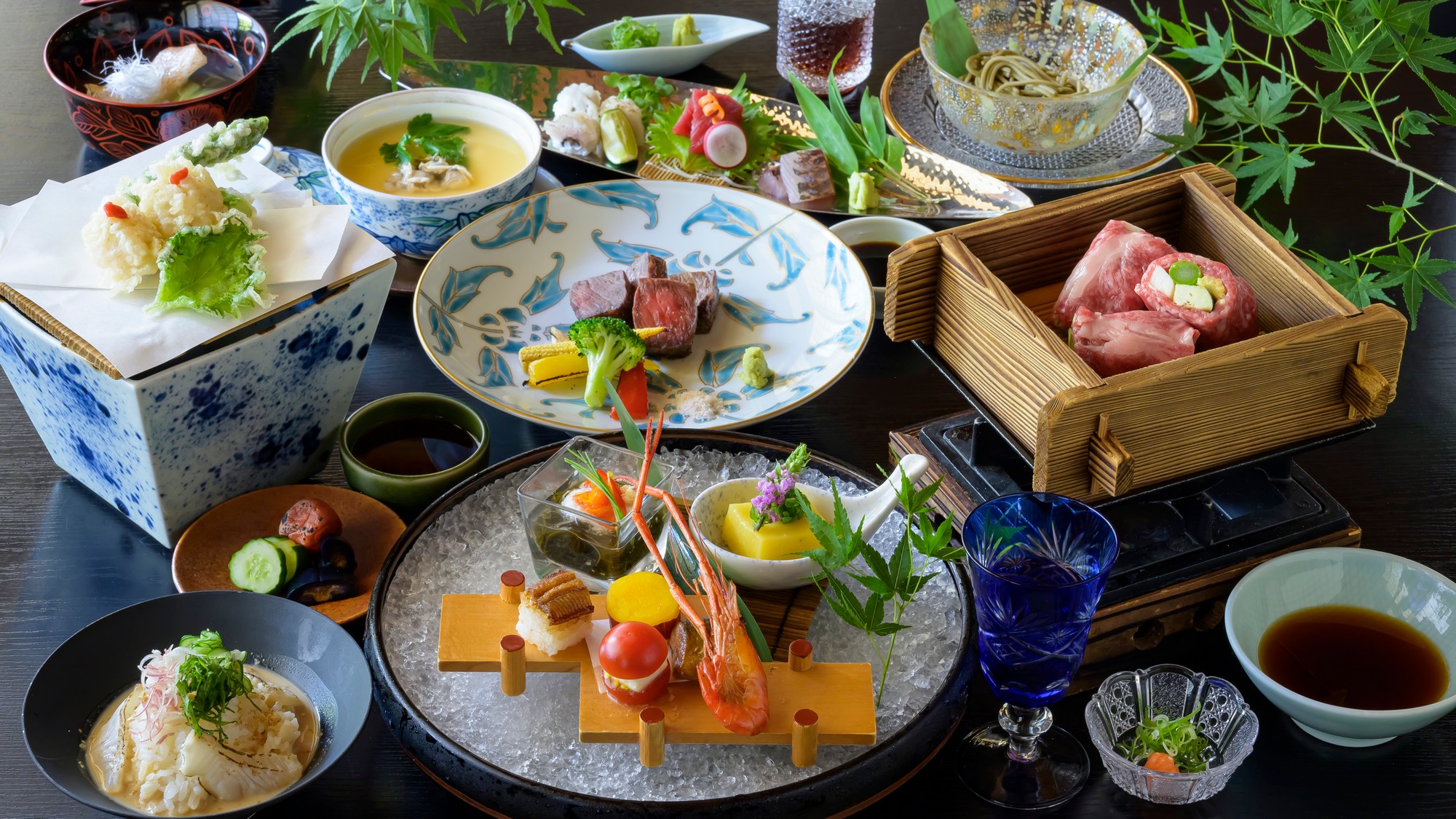 【夏のプレミアム味覚会席】山陰の美食をご賞味ください。※写真はイメージです