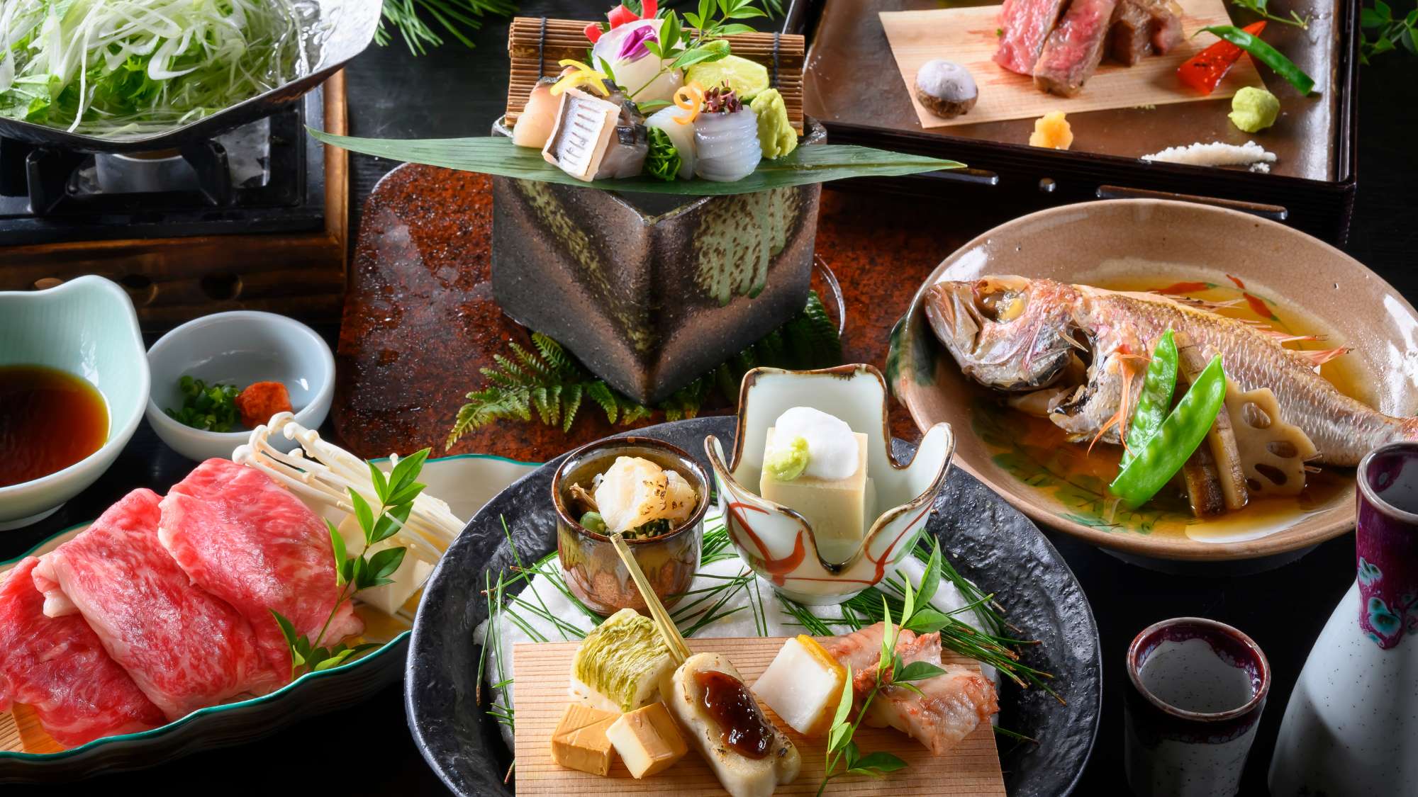 山陰の旬の味覚の贅を極めた「冬のプレミアム味覚会席」