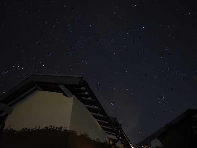 客室からの星空