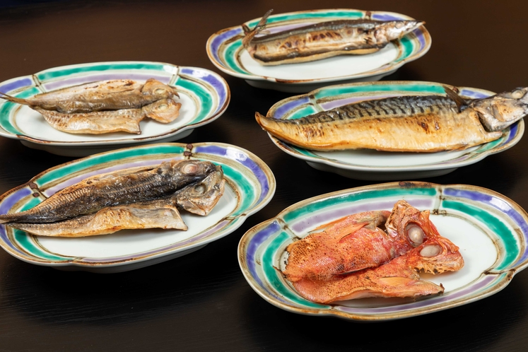 お料理一例　選べる5種の焼き魚