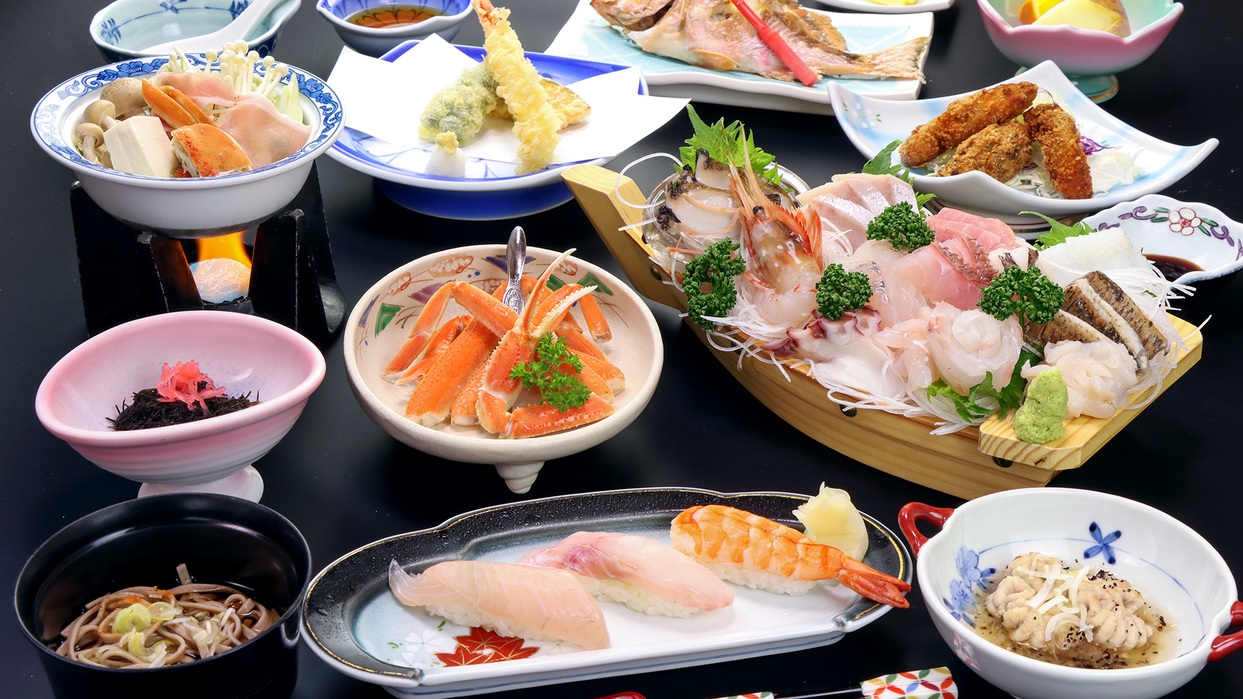 ≪大漁・舟盛り≫ボリューム満点・海鮮舟盛りと鮮度自慢の海鮮料理で日本海の幸をとことん食べ尽くす！