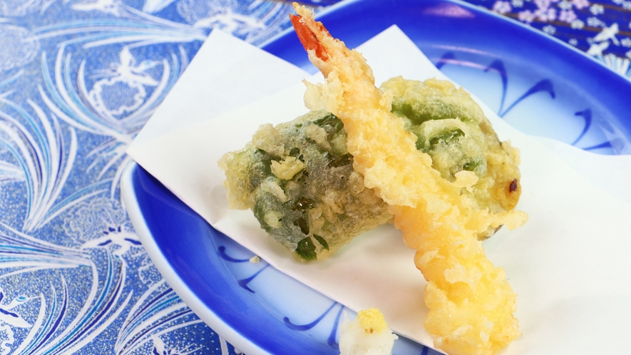 #うまい山海の幸！　旬の食材を定番の天ぷらで♪やっぱり食べたくなりますね！
