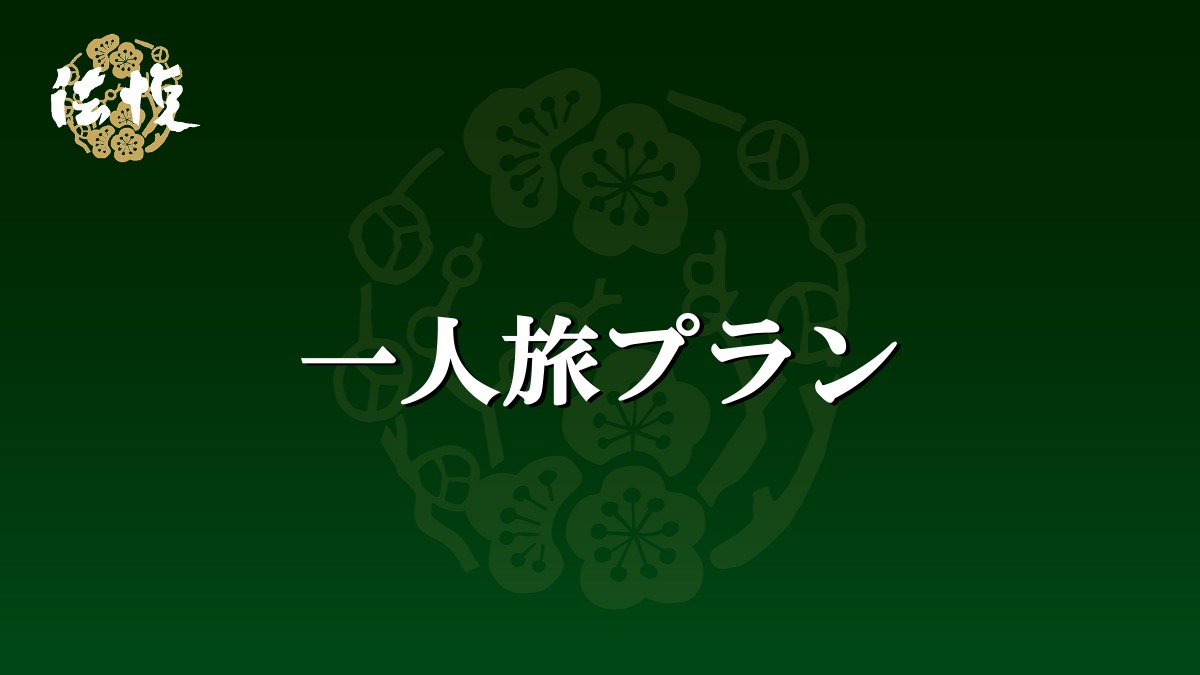 一人旅プラン