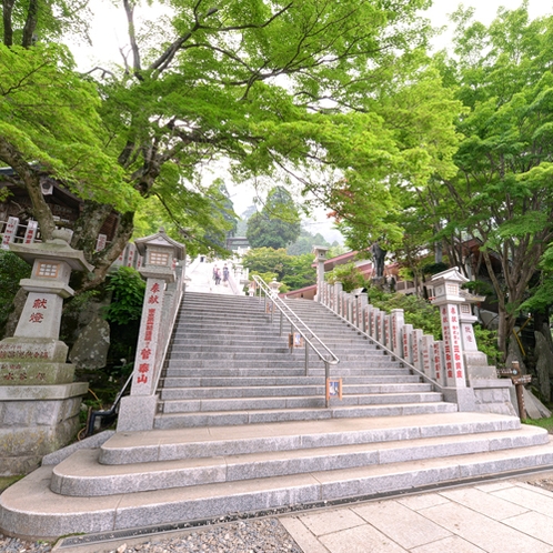 *(大山観光)阿夫利神社の階段