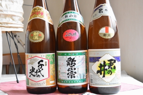 妙高の地酒３酒飲み比べプラン
