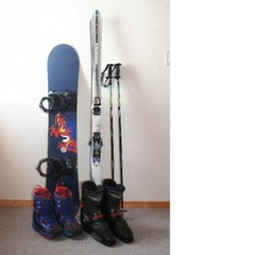 無料レンタルスキーorスノーボード