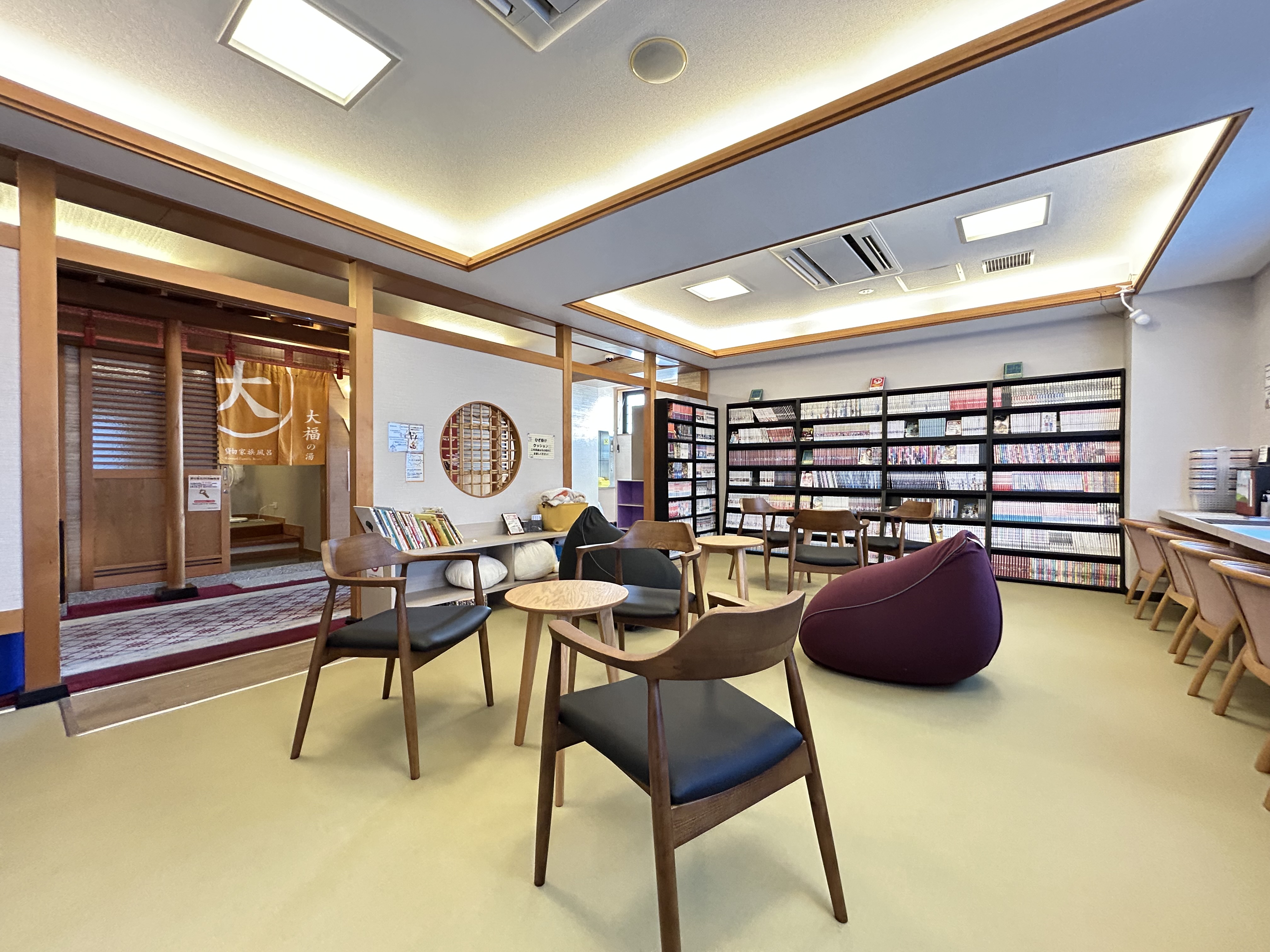 湯上り処(マンガコーナー)