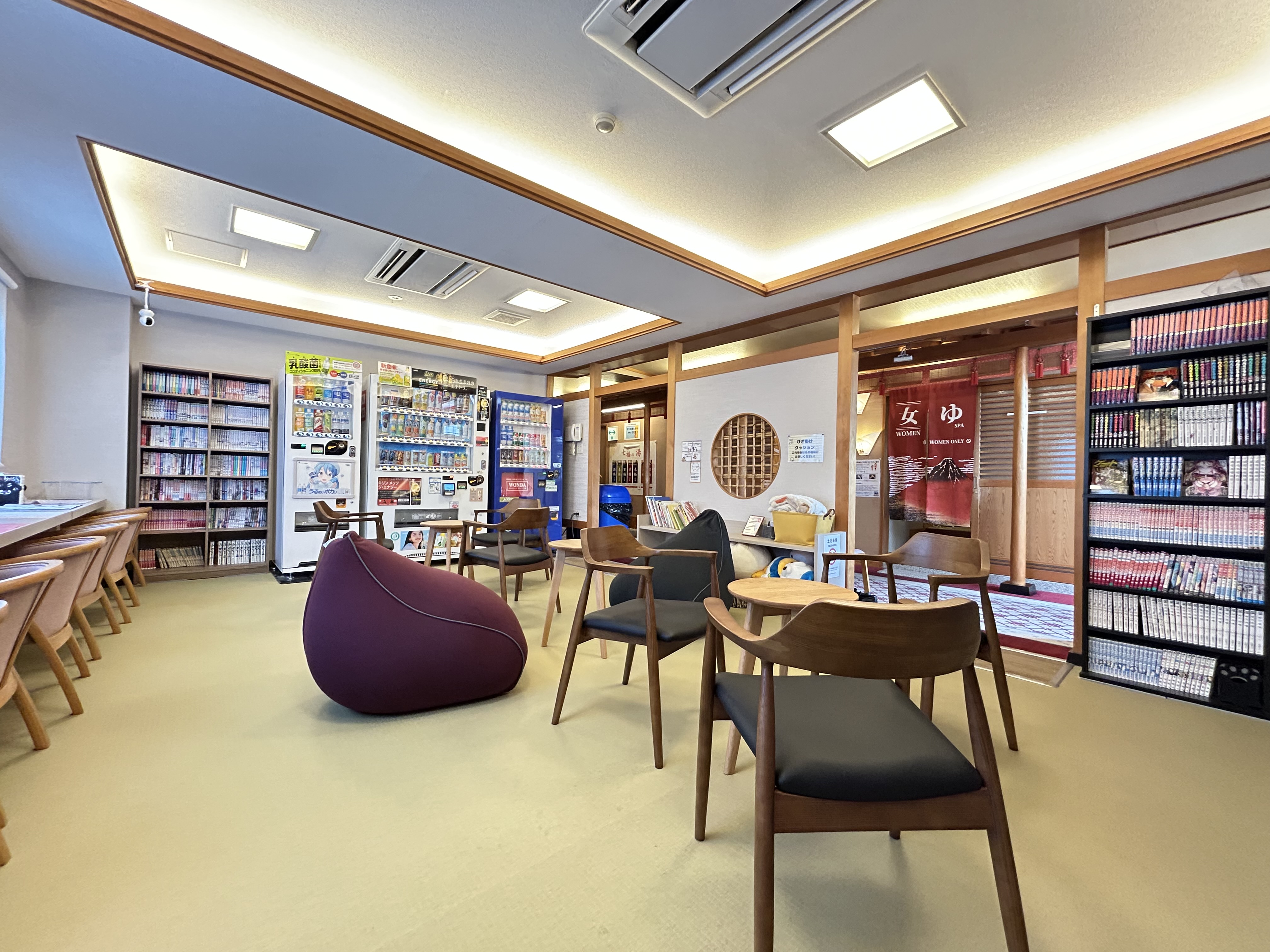 湯上り処(マンガコーナー)