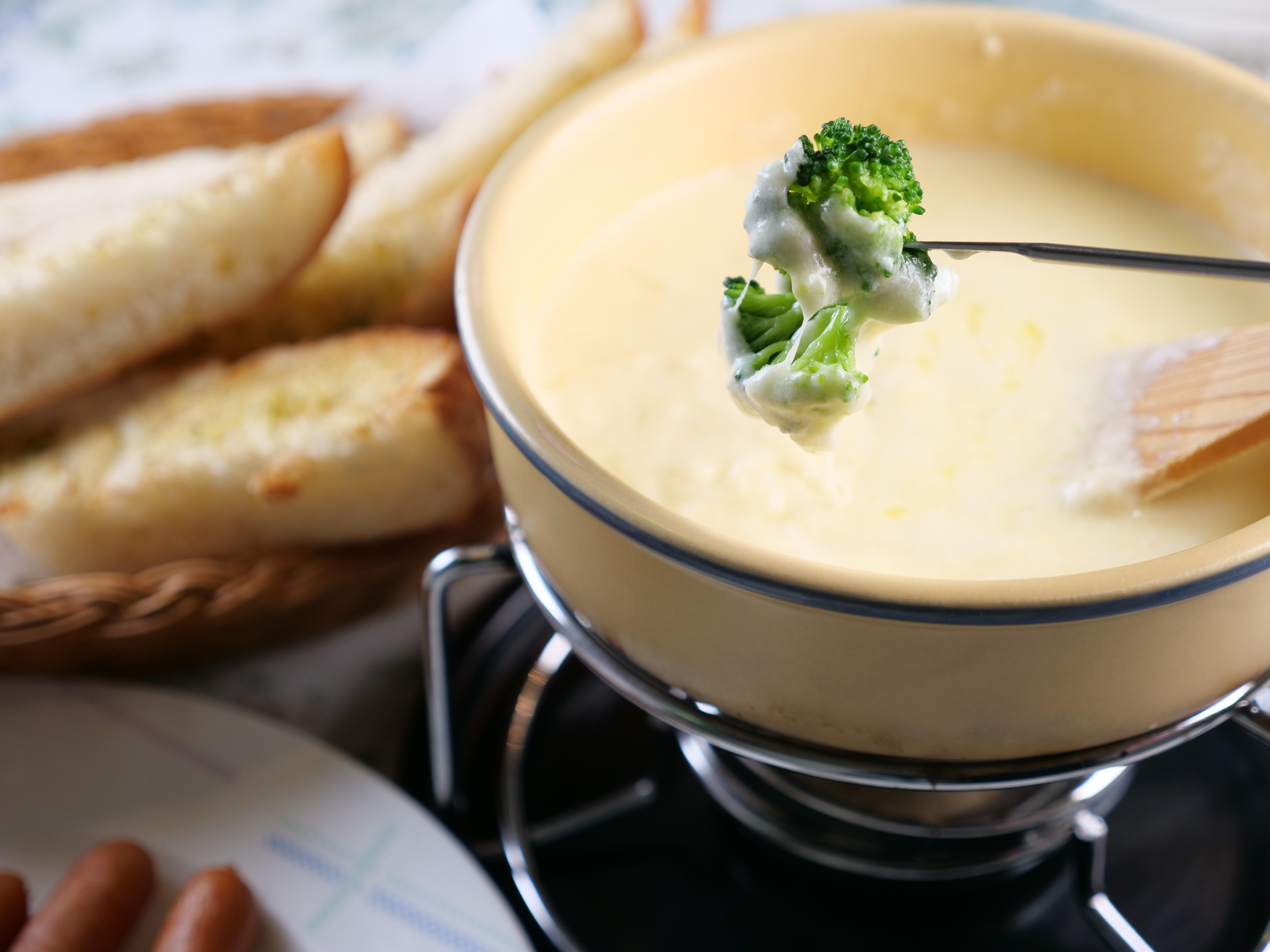 お食事◆チーズをたっぷりつけて