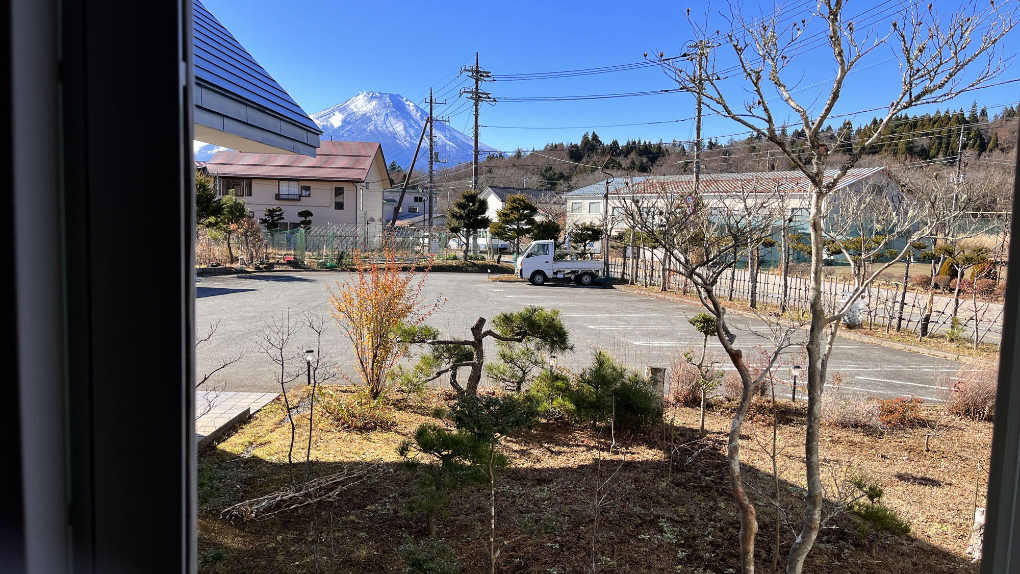 101号室（和室）からの富士山