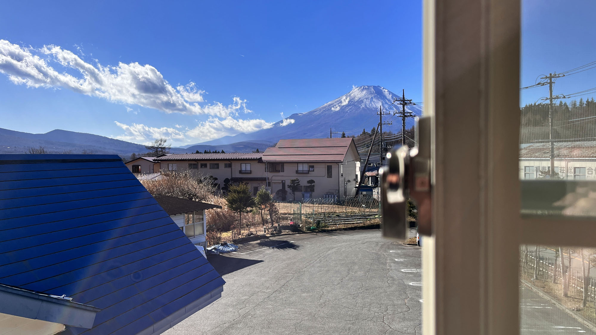 202号室（トリプル）からの富士山