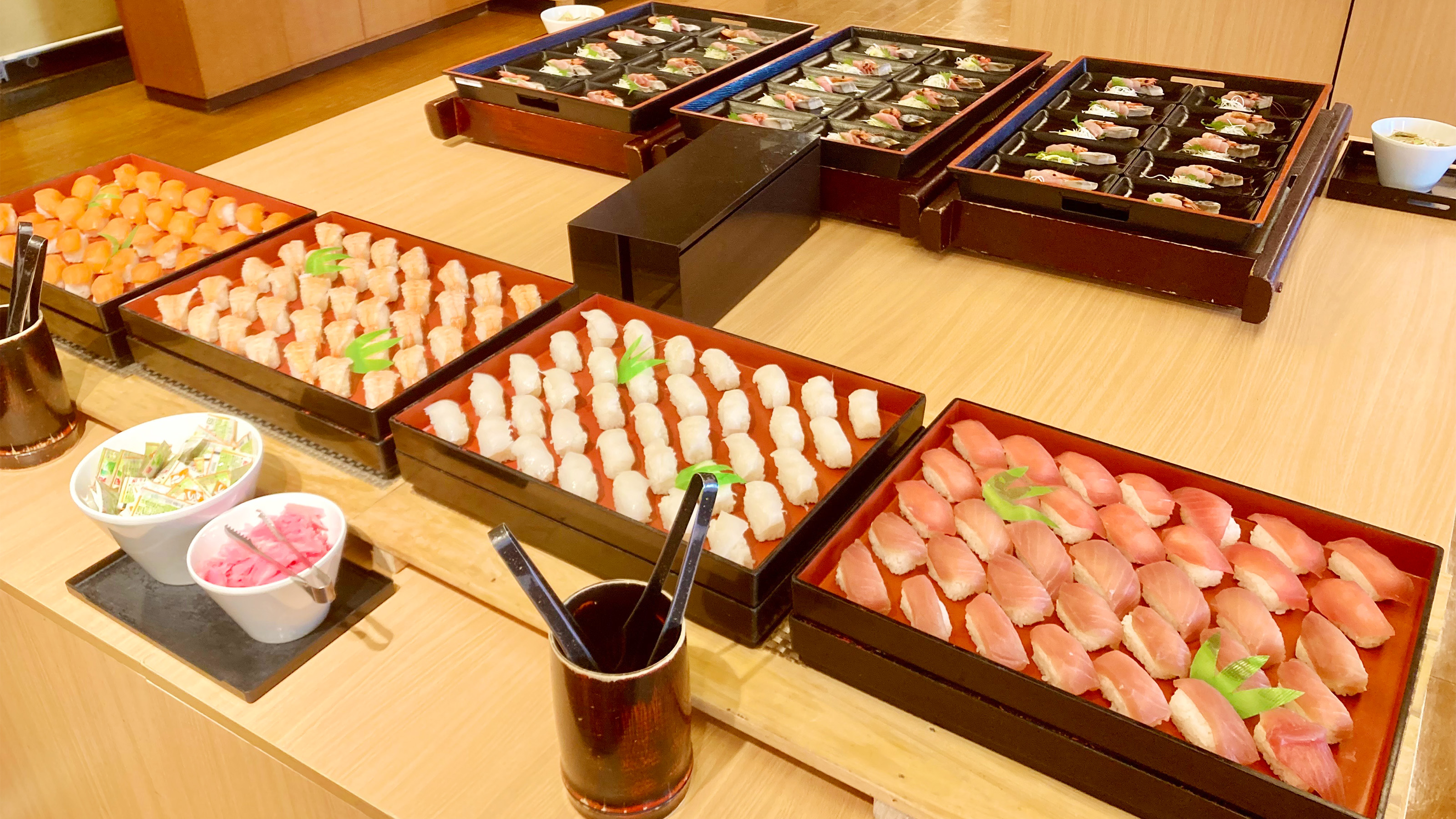 夕食バイキング一例
