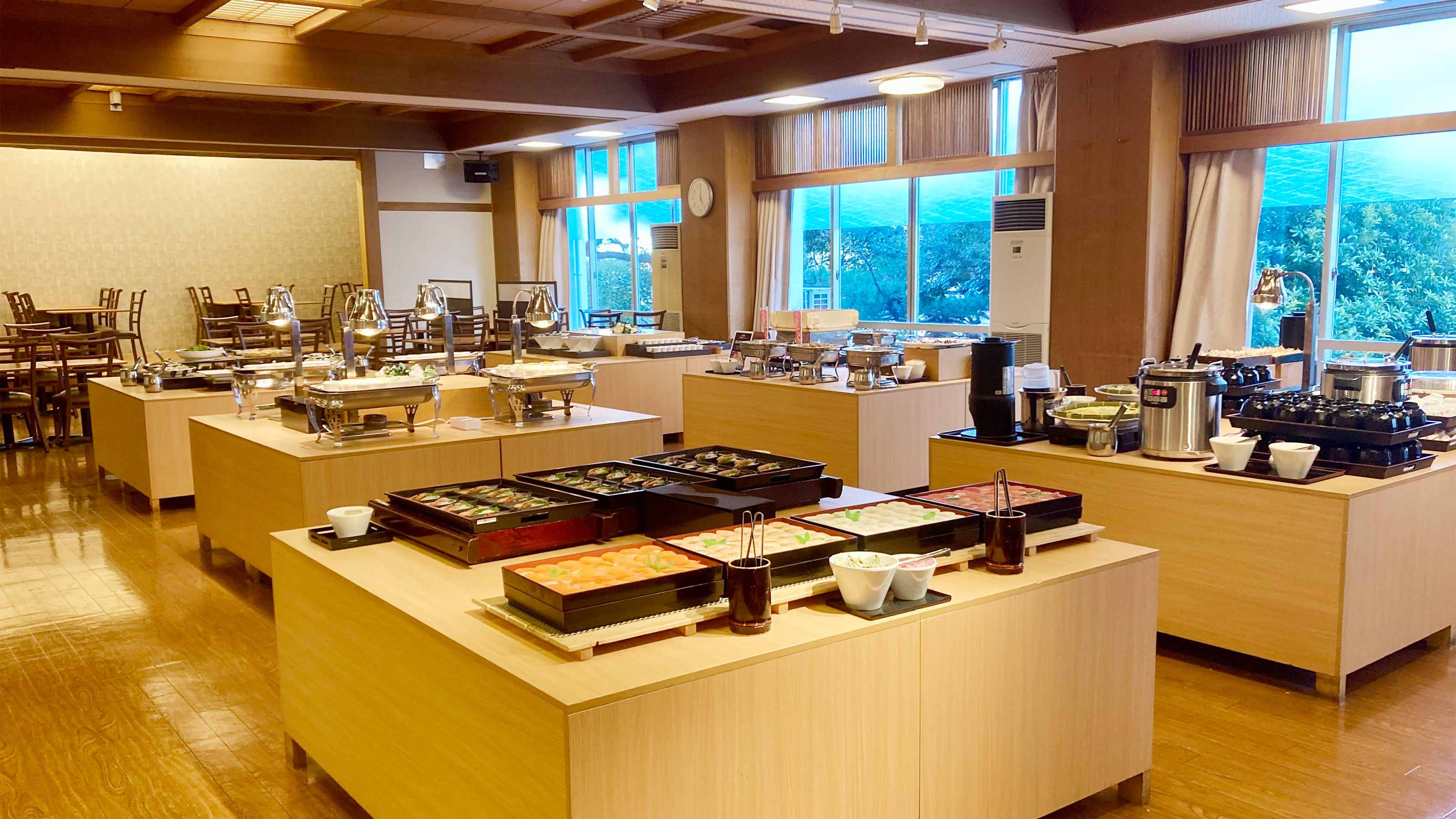 夕食バイキング一例