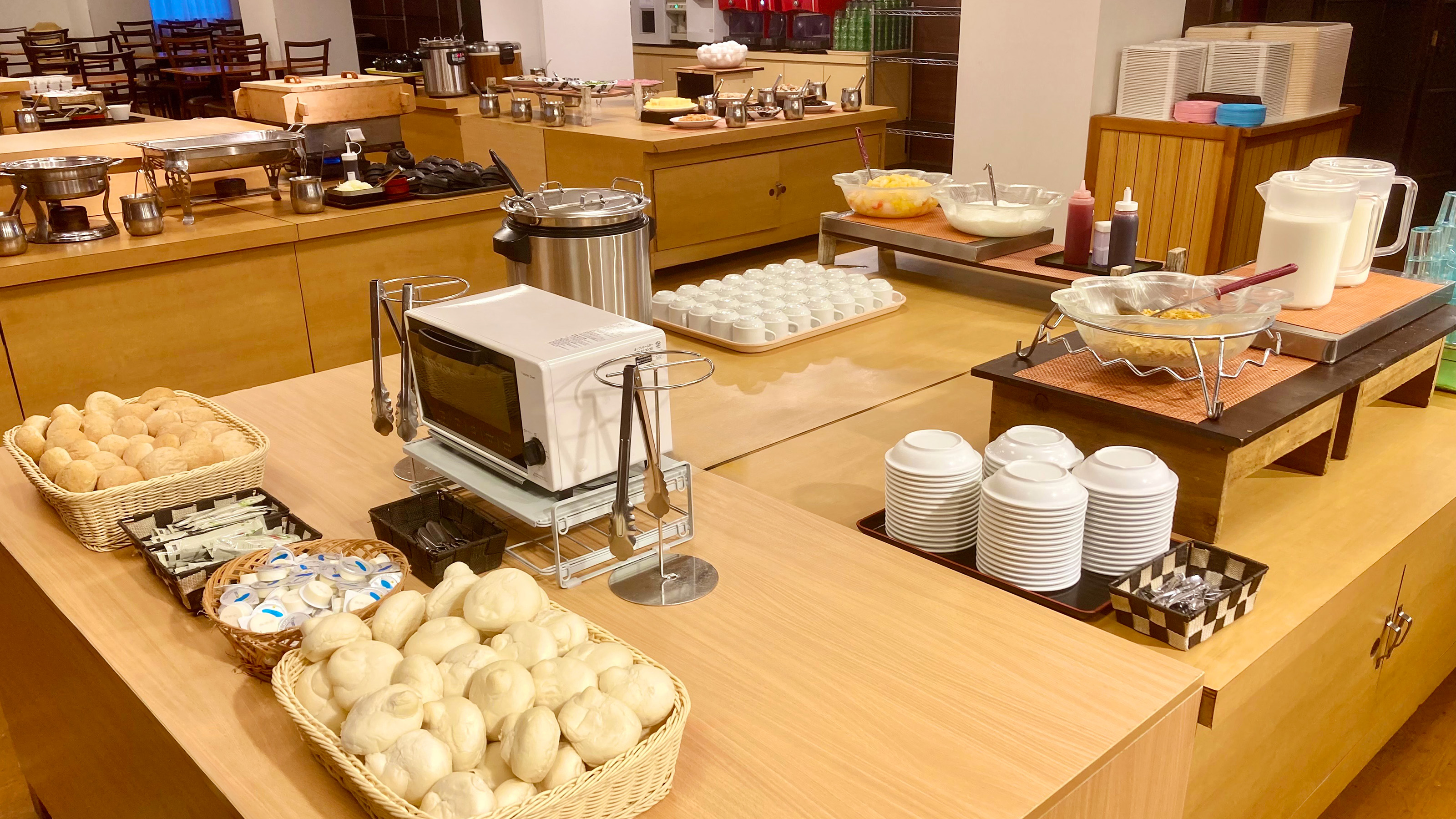 朝食バイキング一例