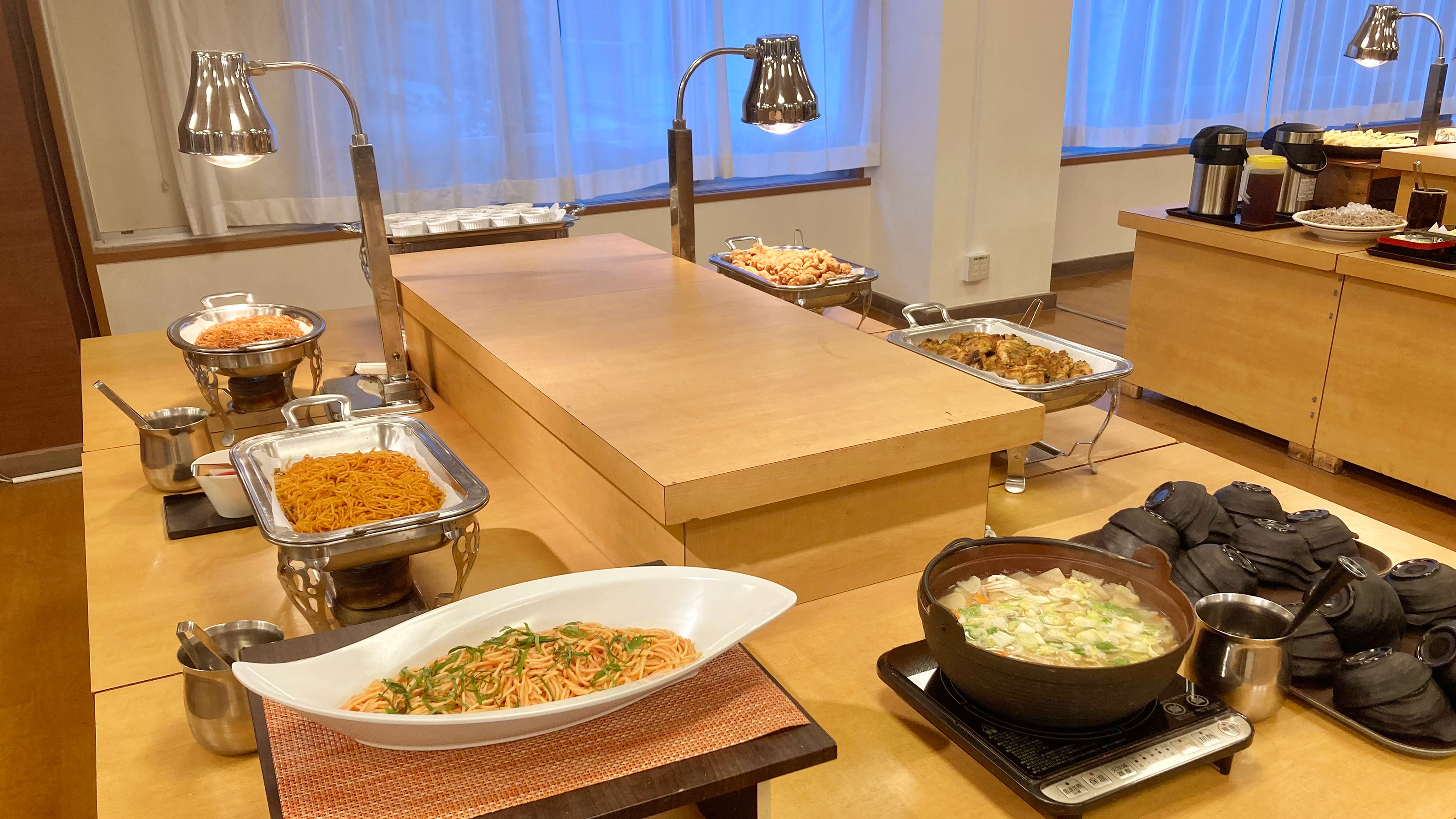 夕食バイキング一例