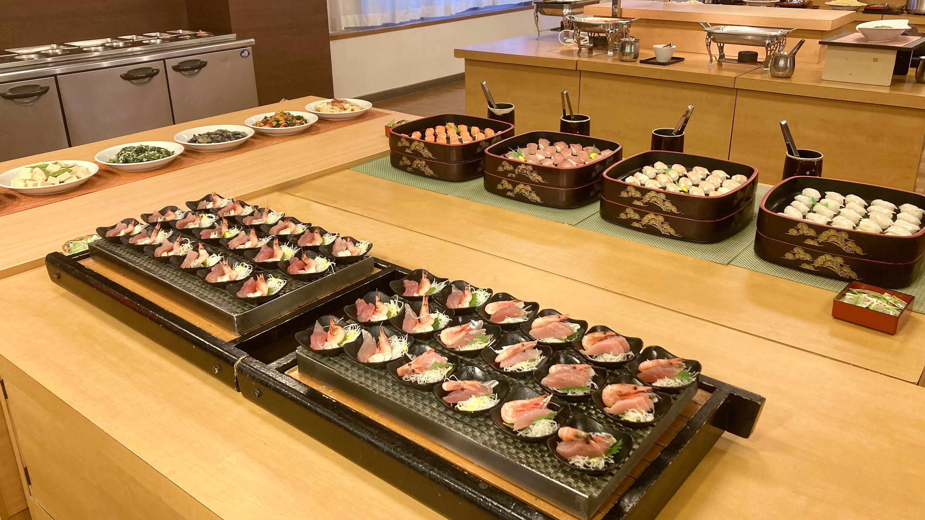 夕食バイキング一例