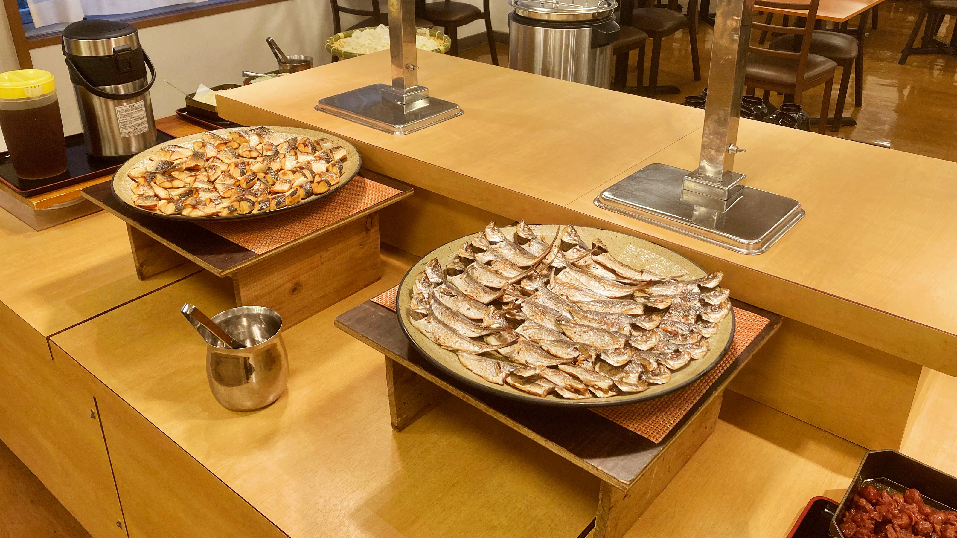 朝食バイキング一例