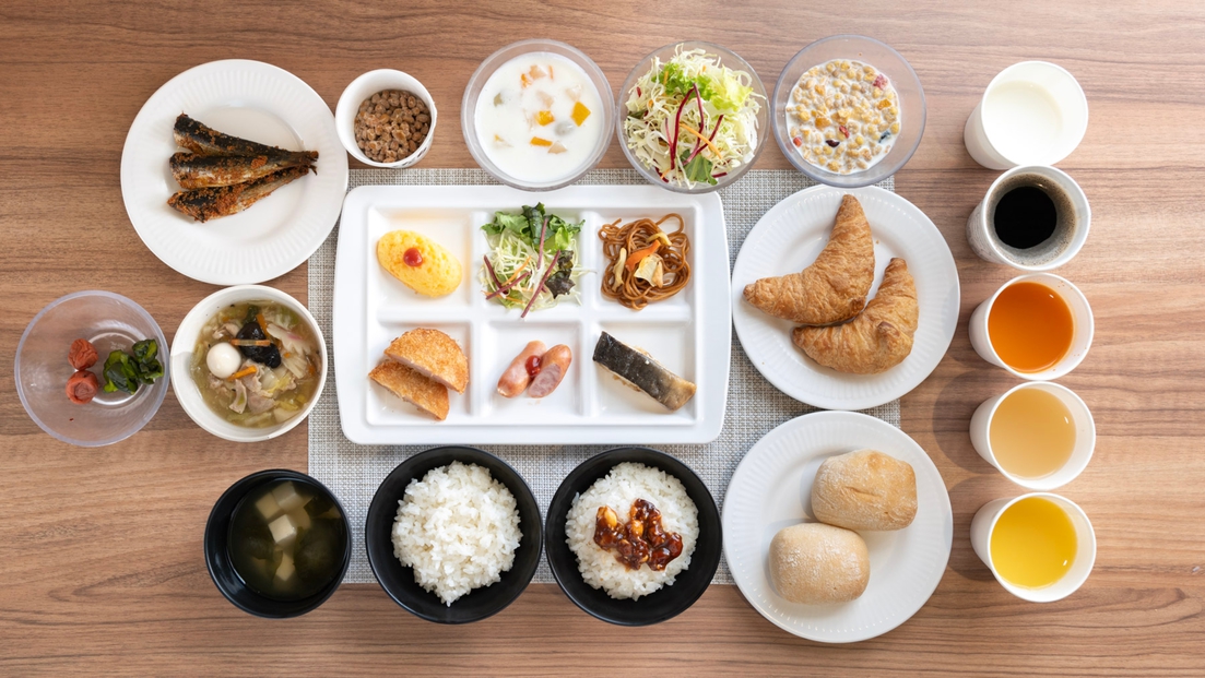 おかずは日替わり!和食派の方にも洋食派の方にもご満足いただける、豊富なラインナップです♪