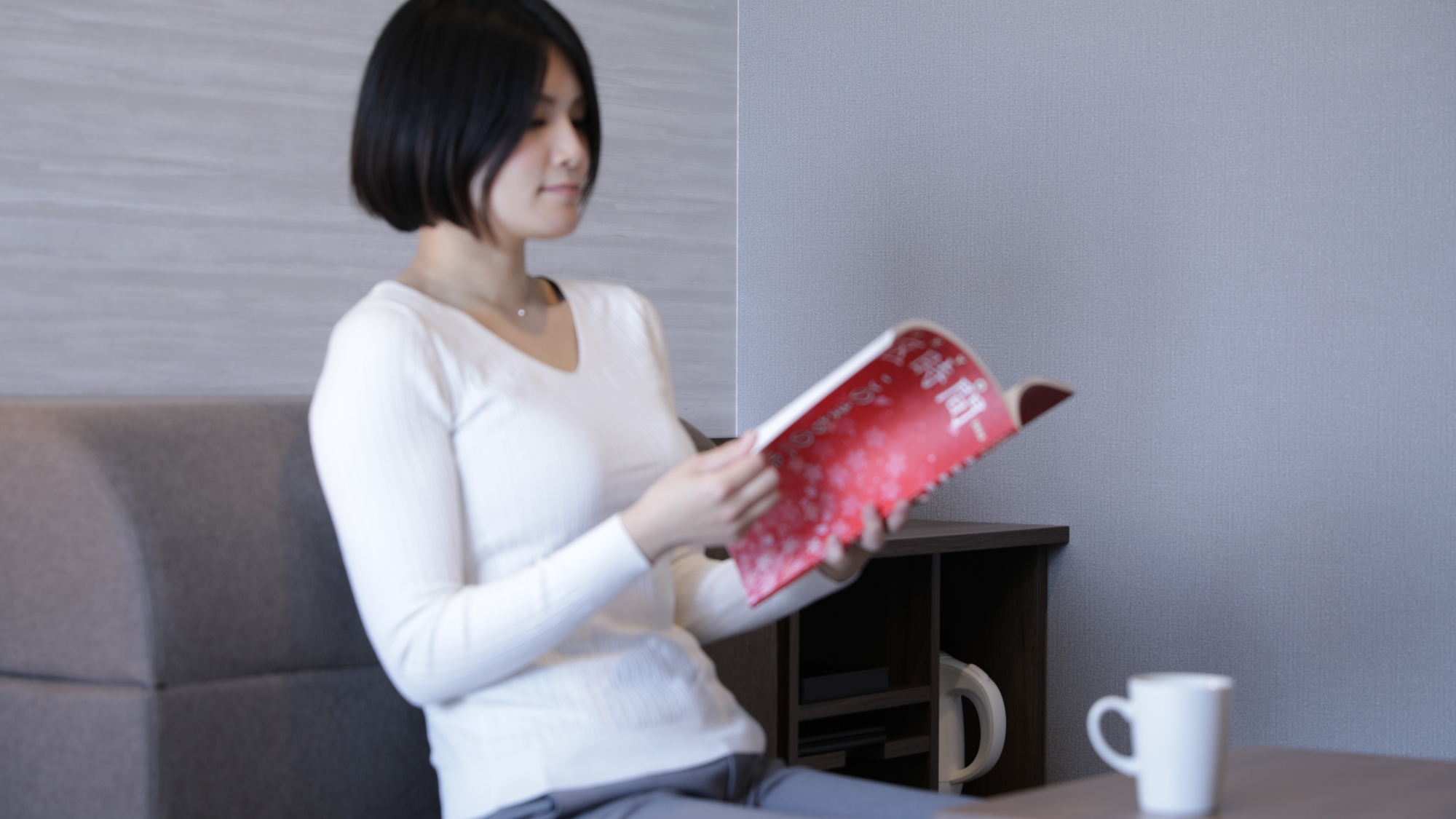 座り心地も寝心地も追及しました　※使用感イメージ