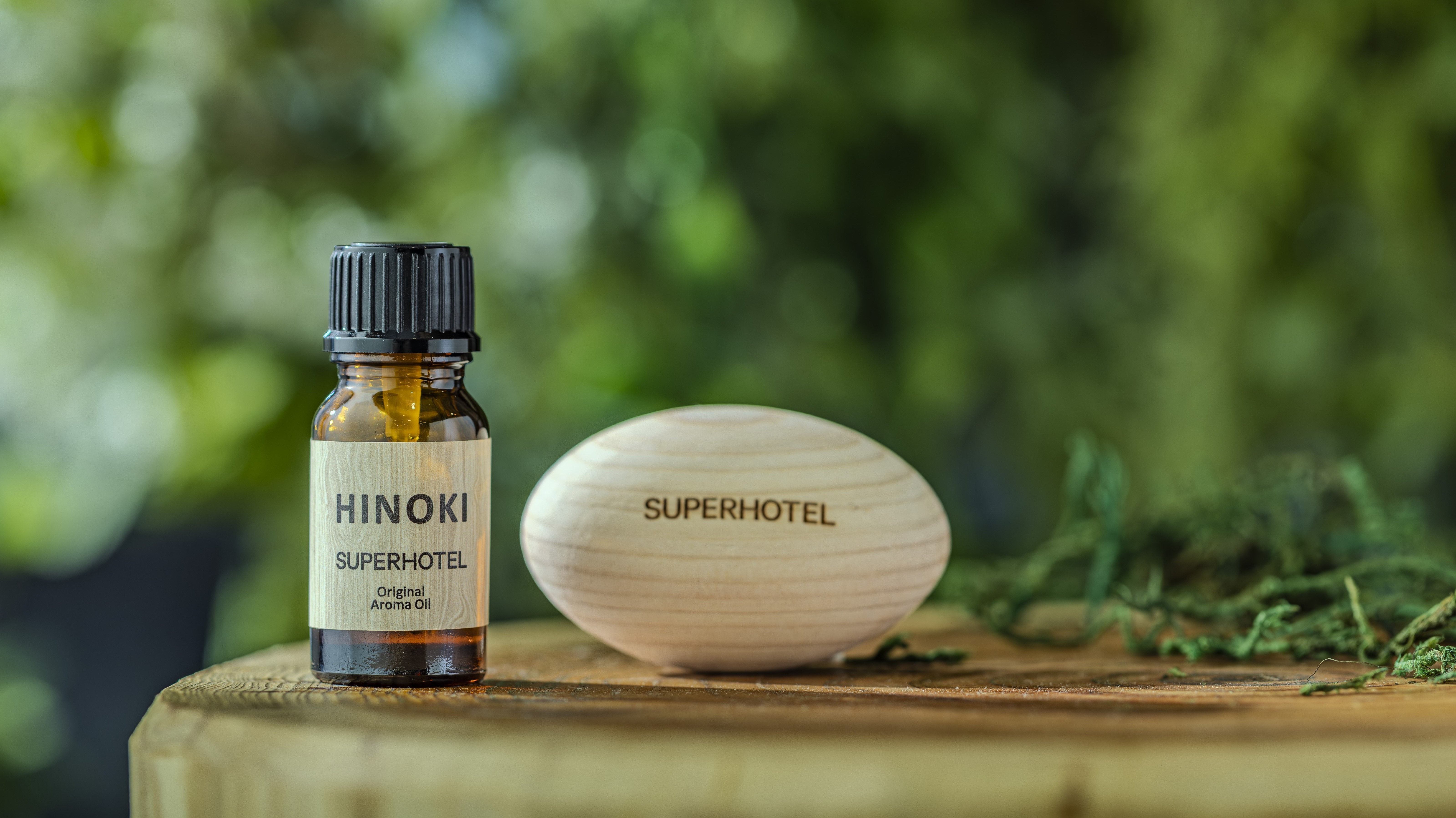 まるで森林浴、ヒノキの香りに癒されます