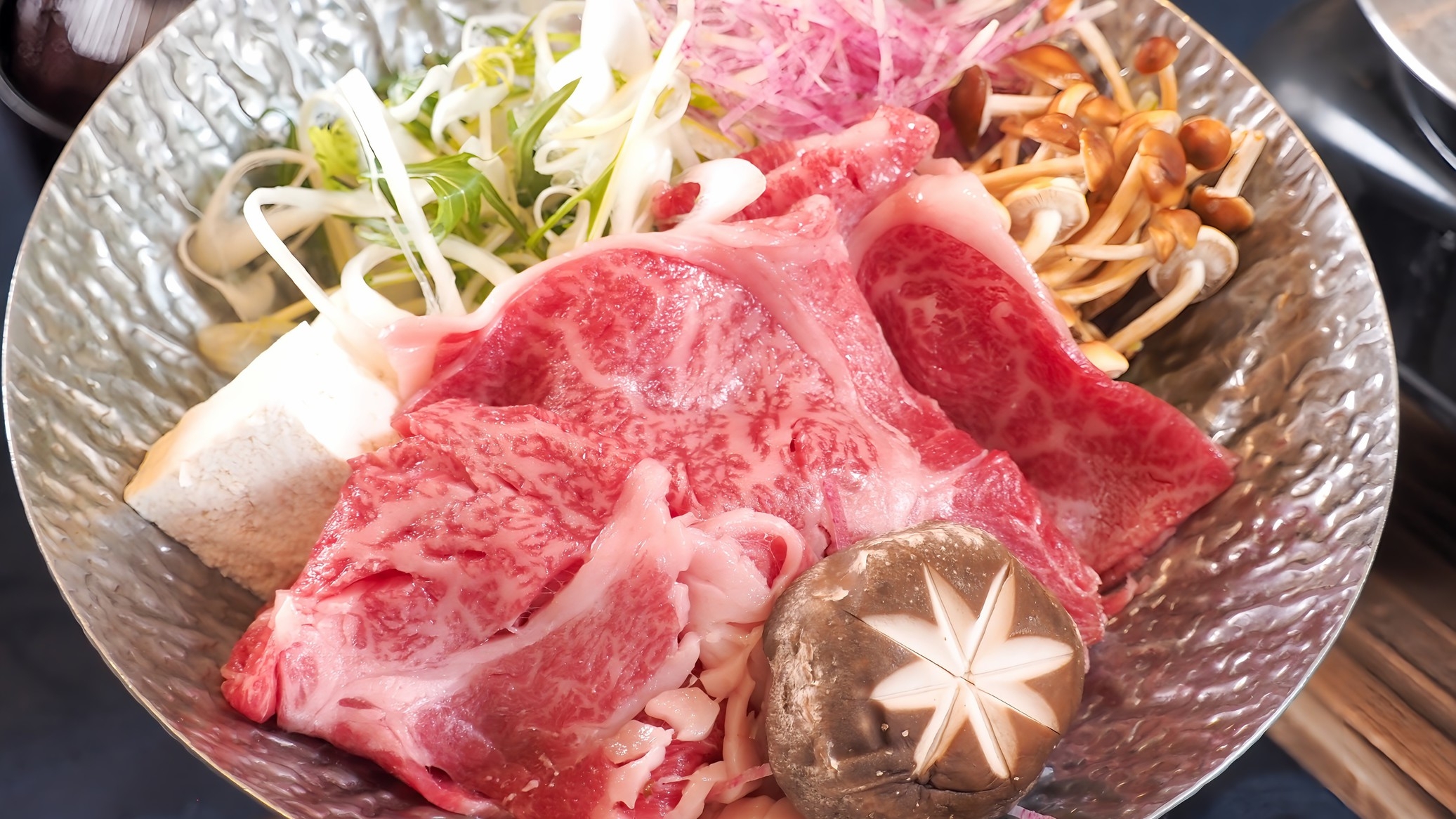 奈良県産  大和牛のしゃぶしゃぶ会席 【２食付き】