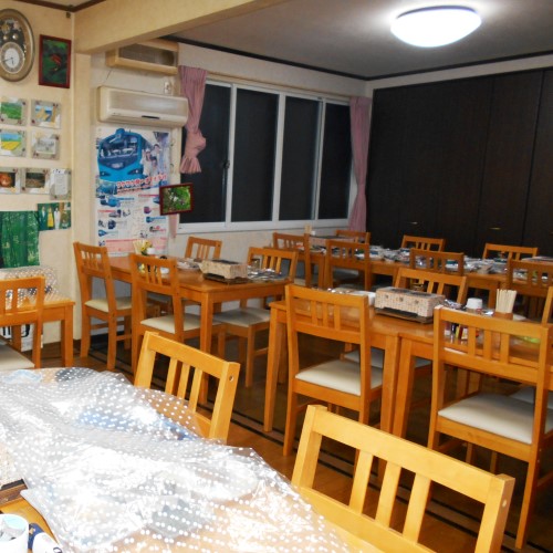 民宿 汐ケ島の食事会場