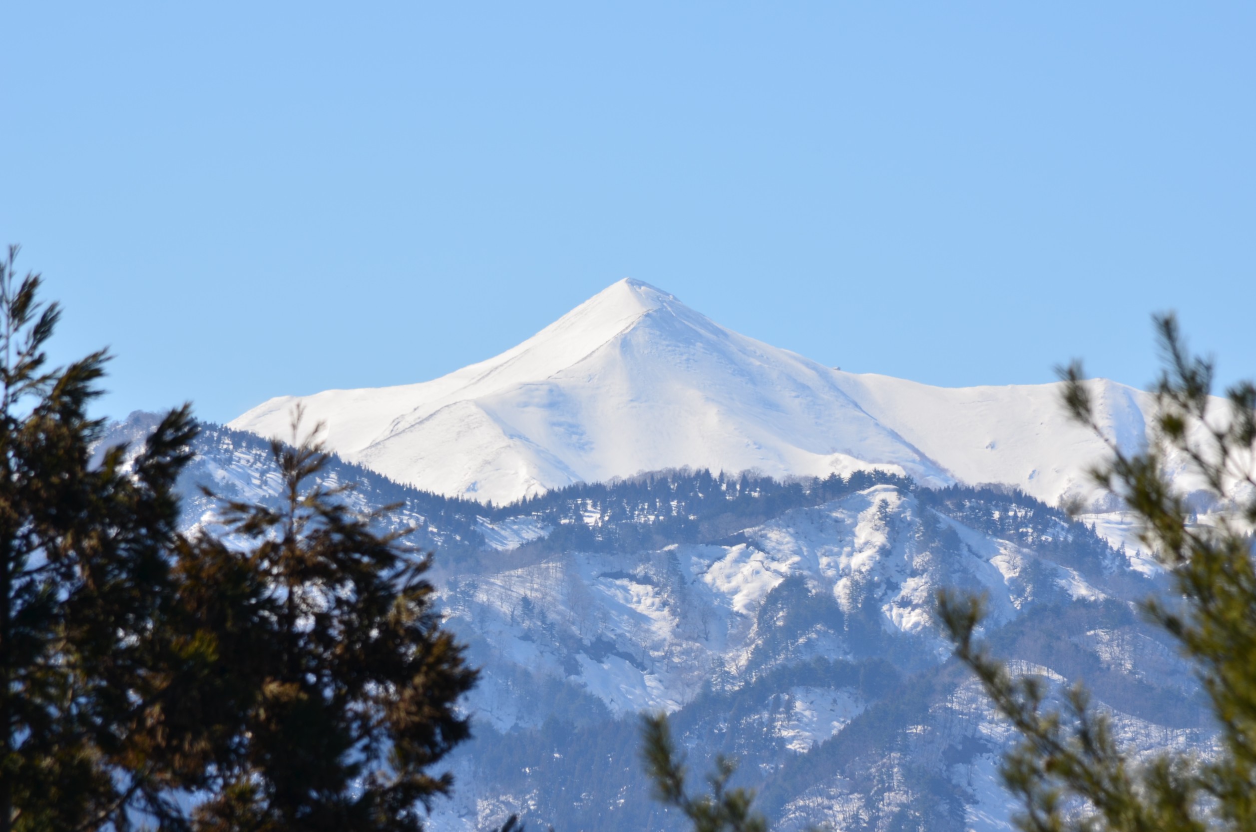 パレスから望む冬景色