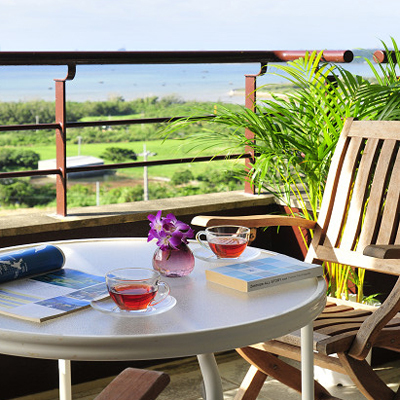 All rooms have ocean view balcony