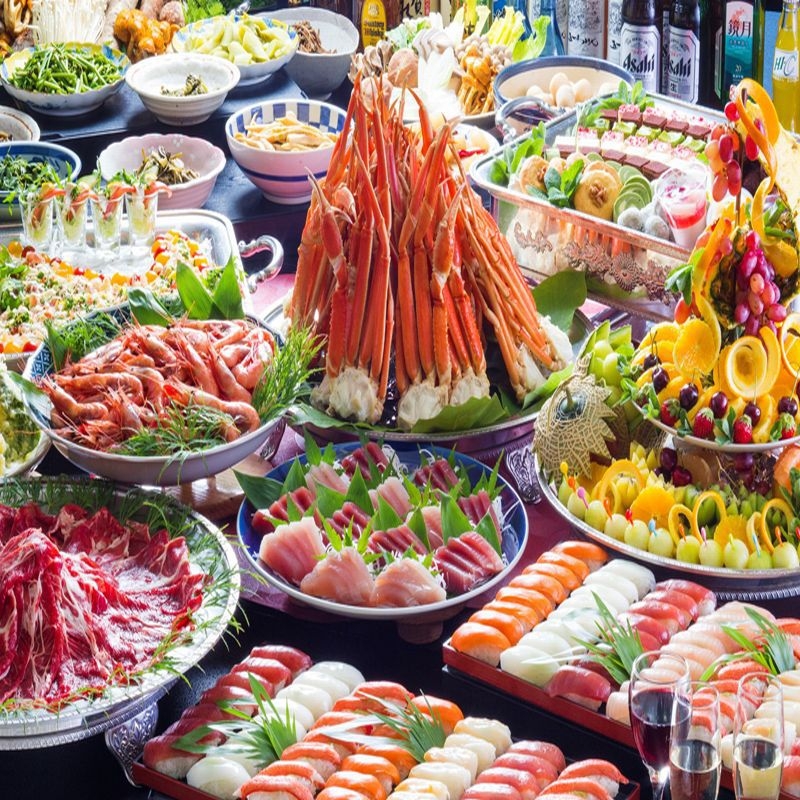 ズワイ蟹！お寿司！すき焼き！食べ放題！信州を味わう郷土料理 約３０種以上のバイキングプラン