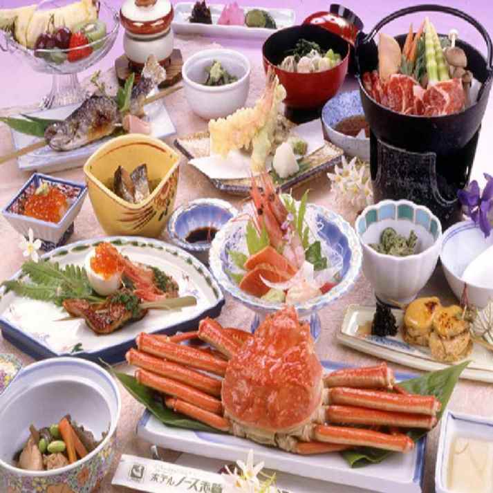 若い席料理の一例