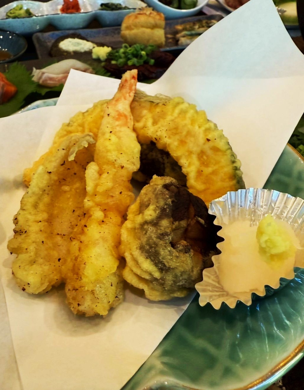 【御膳料理】地元食材たっぷりの天ぷら