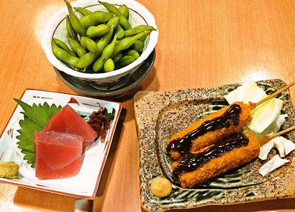 おつまみ3品付き飲み放題90分プラン・朝食付き【大浴場無料】