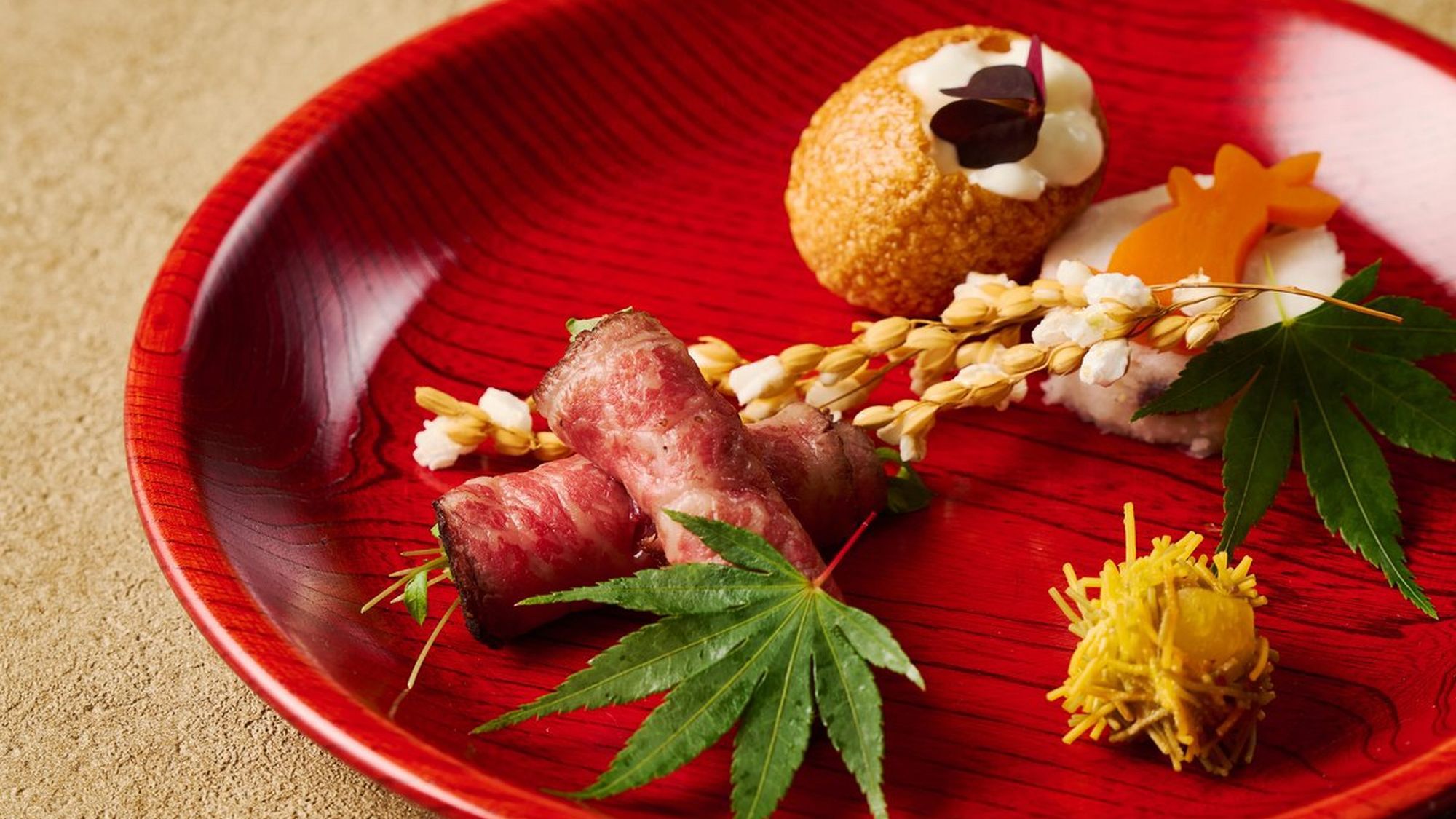 【和フレンチ懐石（秋）】＜1日3組限定＞ 旅館で味わうフレンチジャポネ〜加賀ガストロノミー体験〜