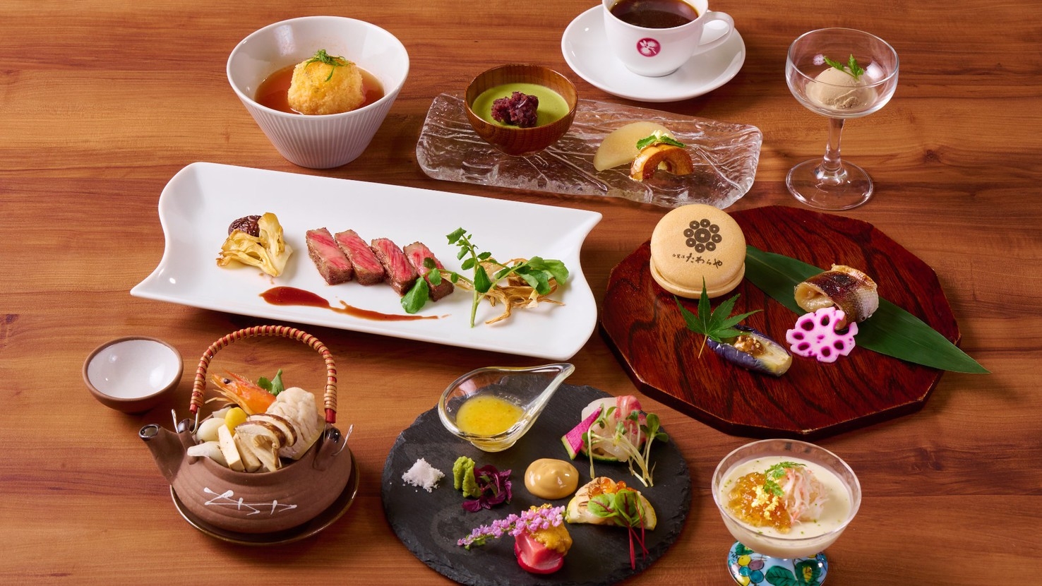 【最高ランク懐石＆和フレンチ懐石】＜連泊限定＞人気の2コースを2泊で贅沢に味わう満喫プラン