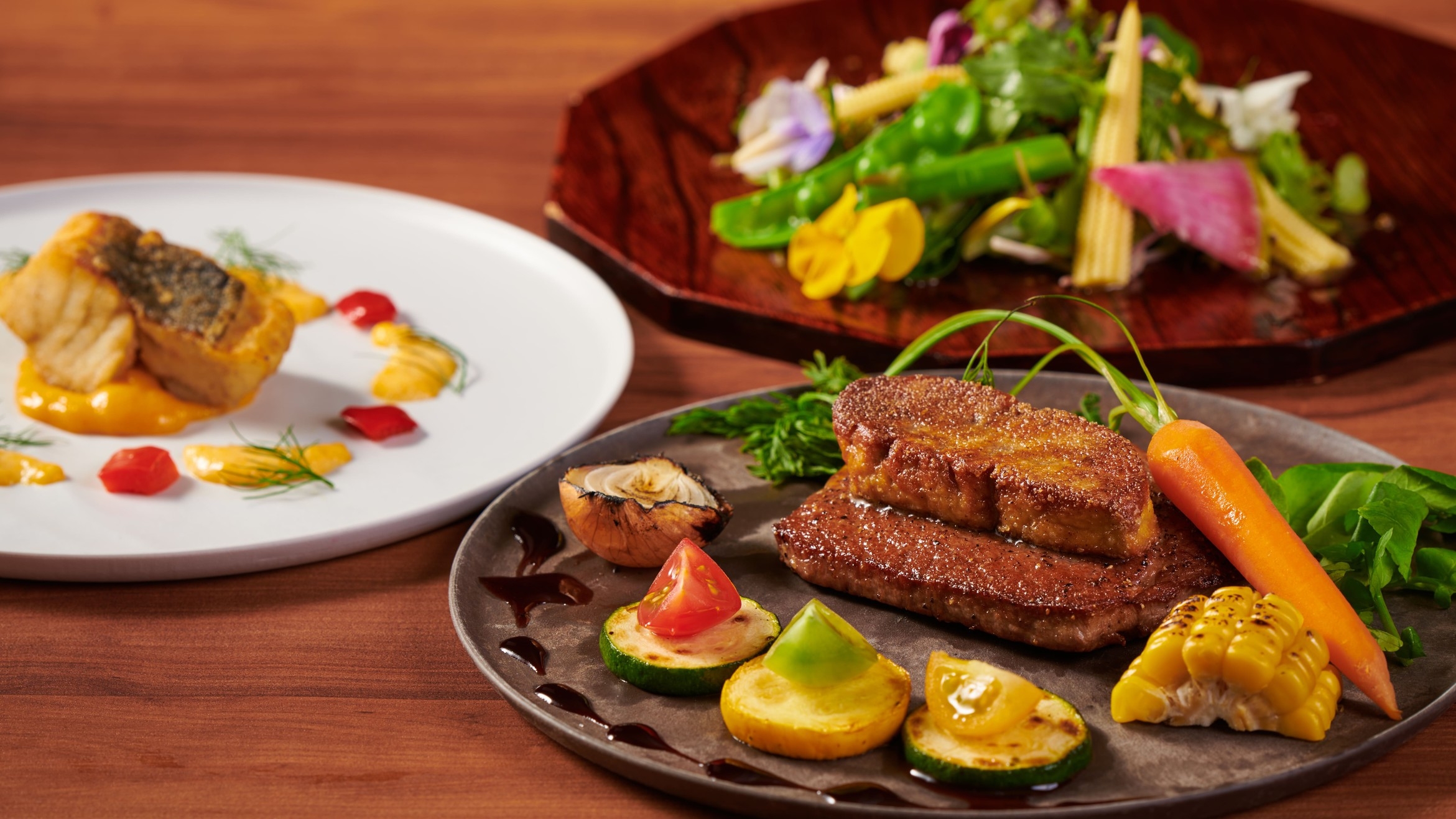 【洋食コース−夏−】フレンチ×加賀伝統食材、 能登牛フィレなど五感を満たす食体験を