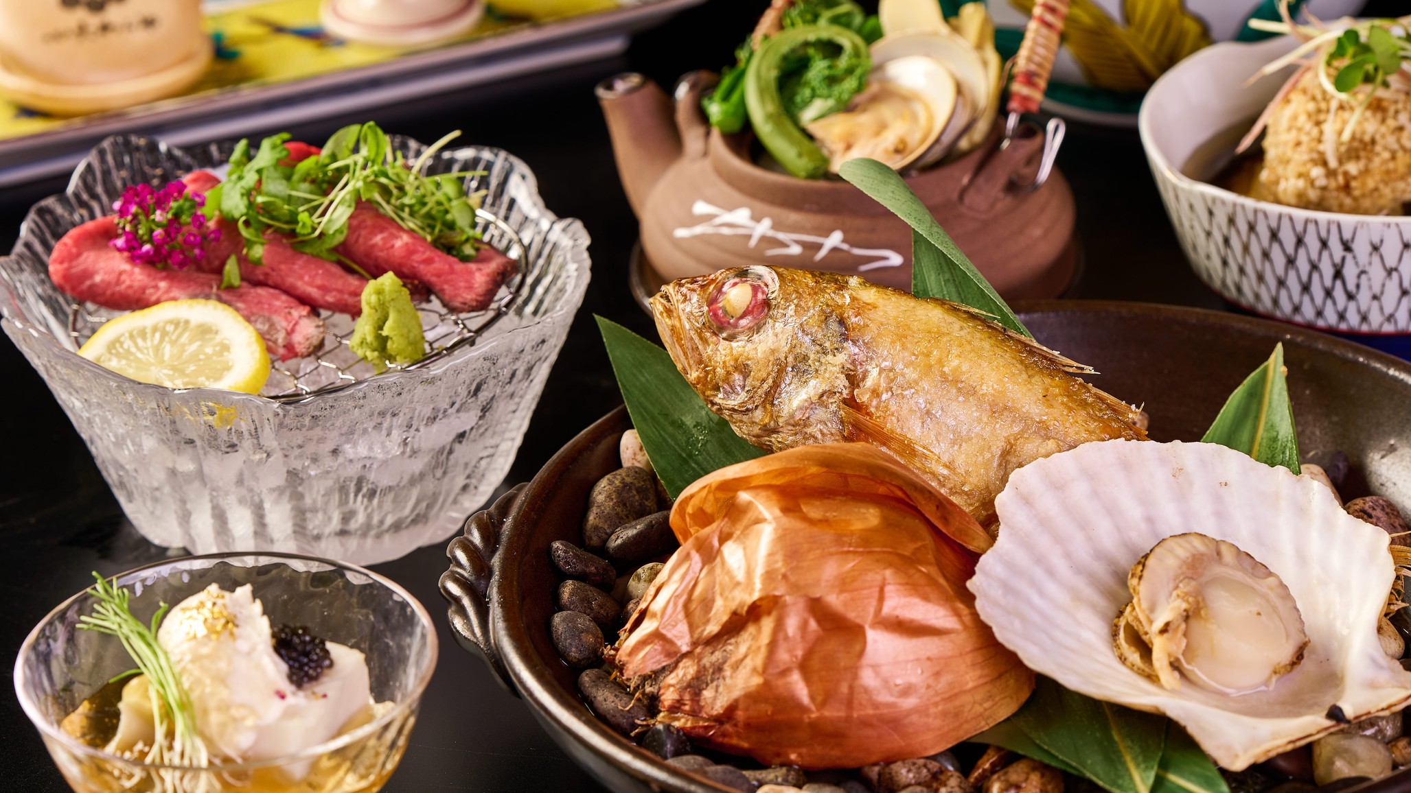 【菊華会席(春)】<ワンランクアップ>満足度No.1!のどぐろ&能登牛など石川の高級食材を満喫