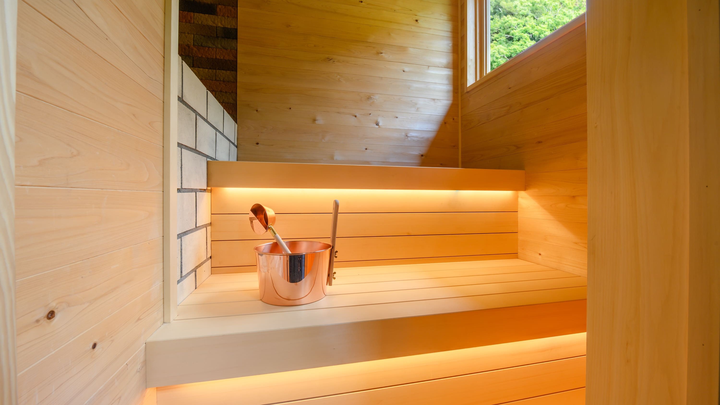 【源泉露天風呂＆サウナ付き洋室ツイン】サウナイメージ