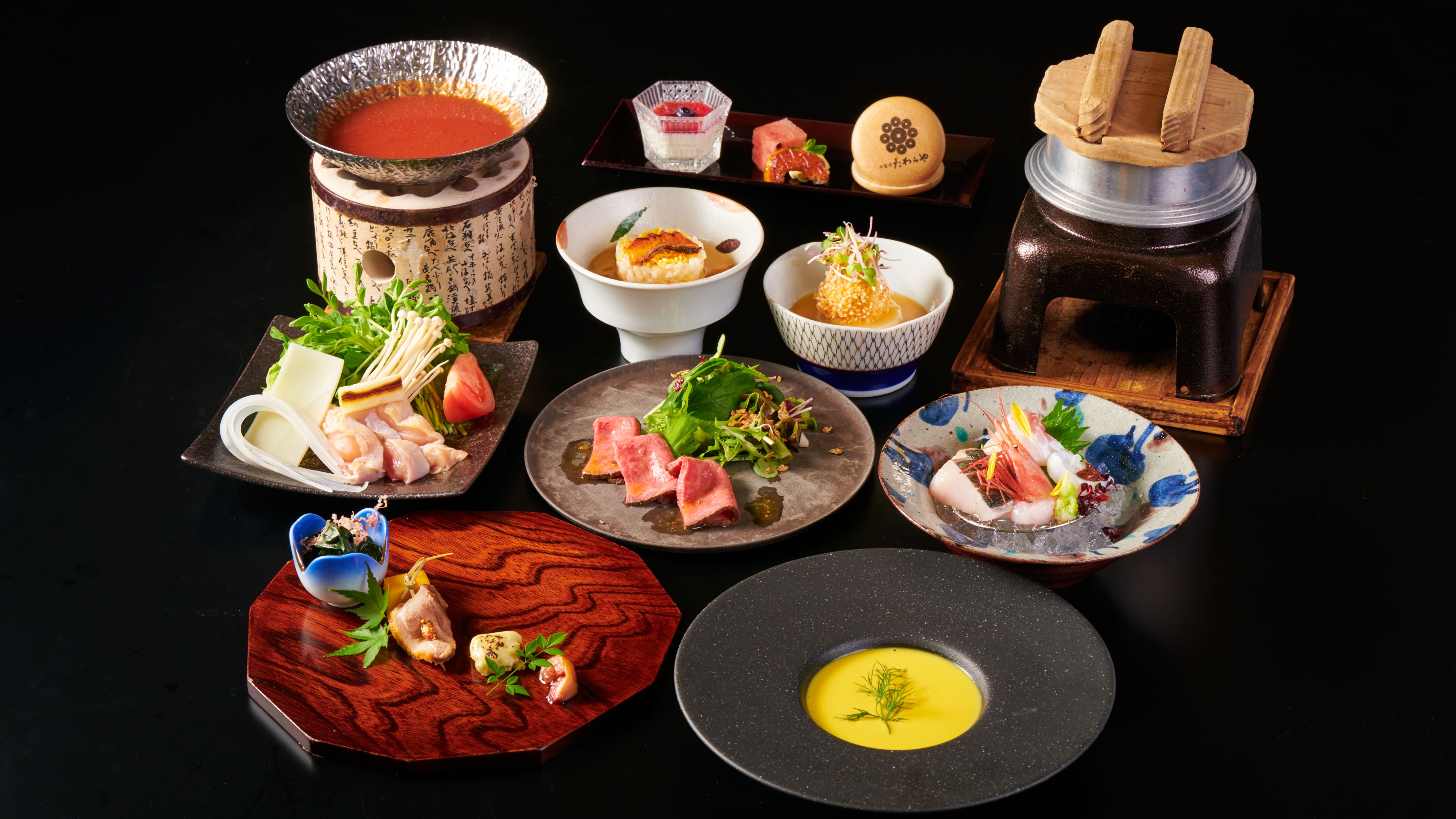 【四季の加賀会席（夏献立）】＜スタンダード＞迷ったらコレ！能登牛や北陸の鮮魚、郷土の旬味を愉しむ