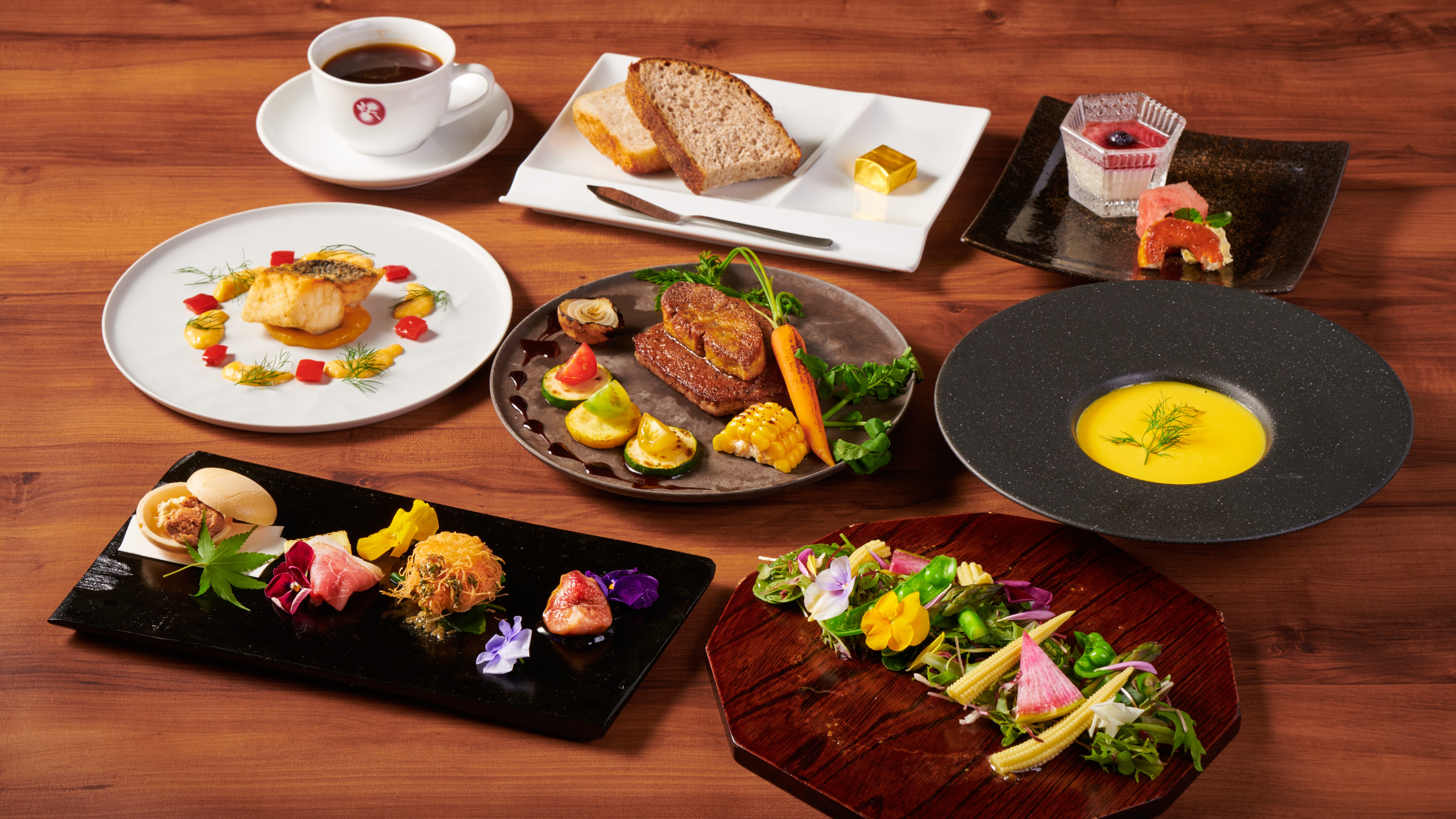 【洋食コース－夏－】フレンチ×加賀伝統食材～能登牛フィレなど五感を満たす食体験を～